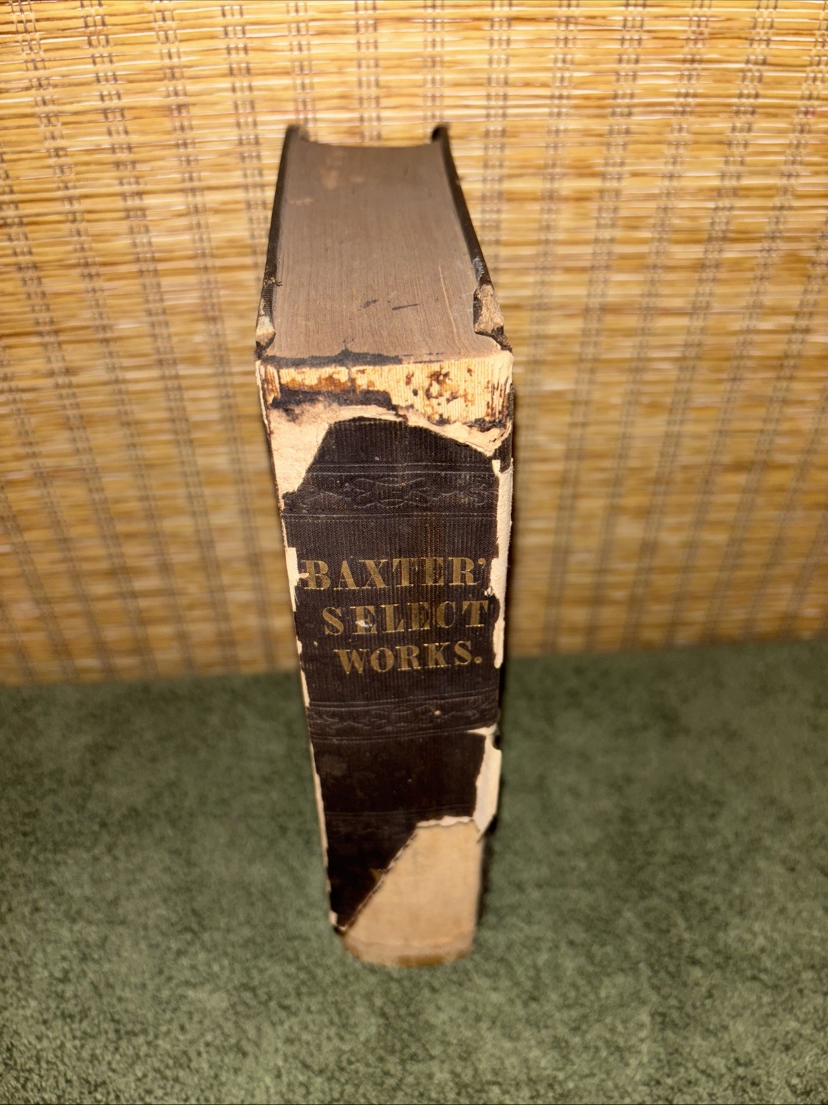 Antique 1844 Book: Select Practical Writings of Richard Baxter Volume II
