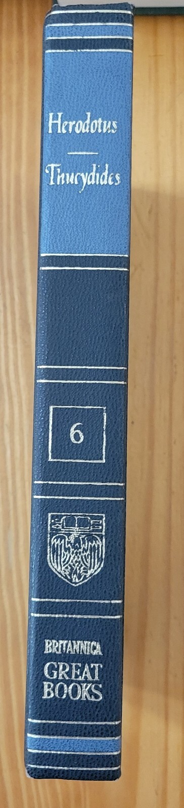 Britannica Great Books 1984 Vol 6: Herodotus & Thucydides – Greek Historians