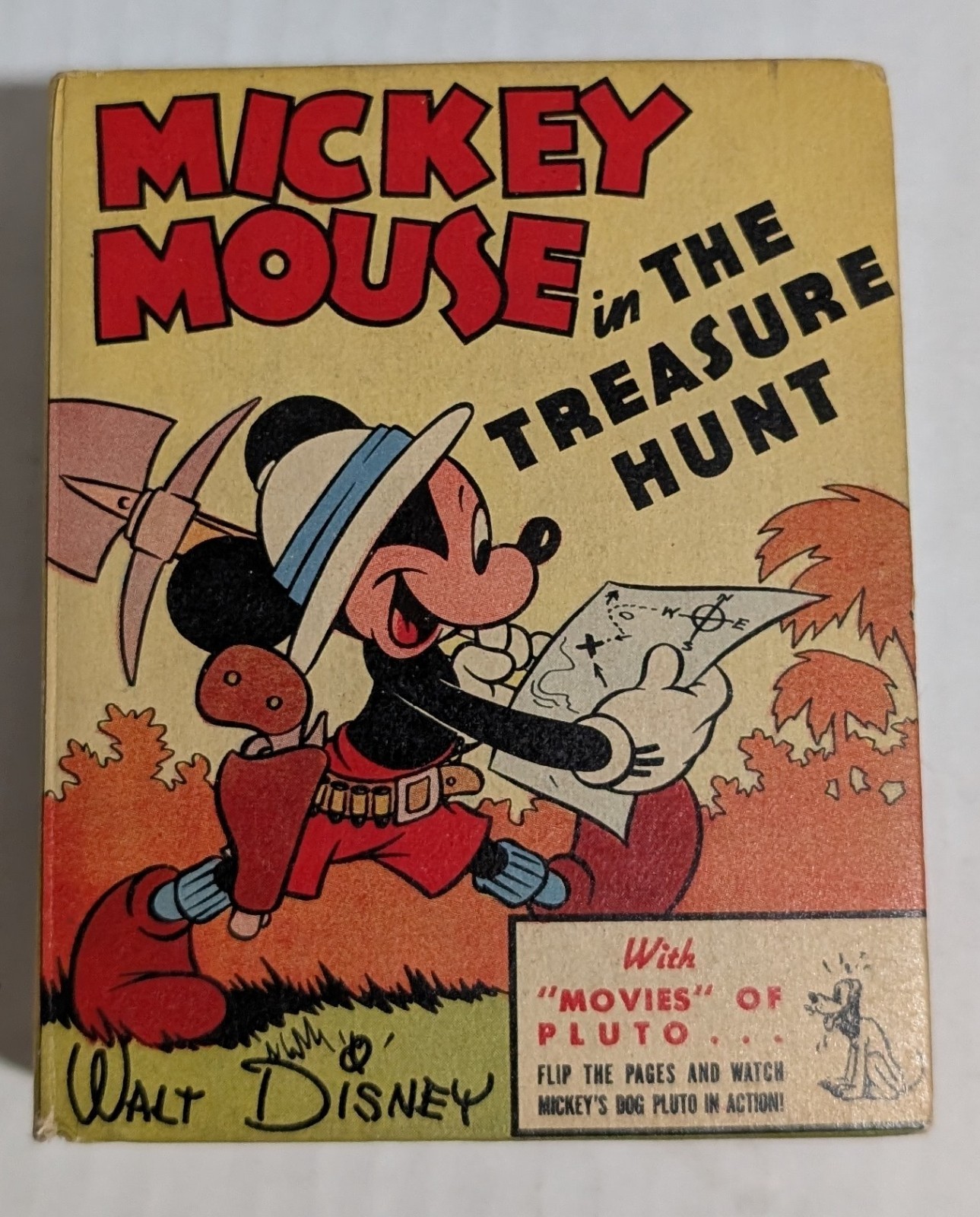 DISNEY’S MICKEY MOUSE IN THE TREASURE HUNT #1401 1941 BETTER LITTLE BOOK MINT-