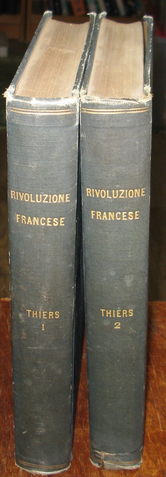 Thiers, L. Adolfo Rivoluzione Francese 1901 Vol 1 & 2 Illustrated, Antique Books