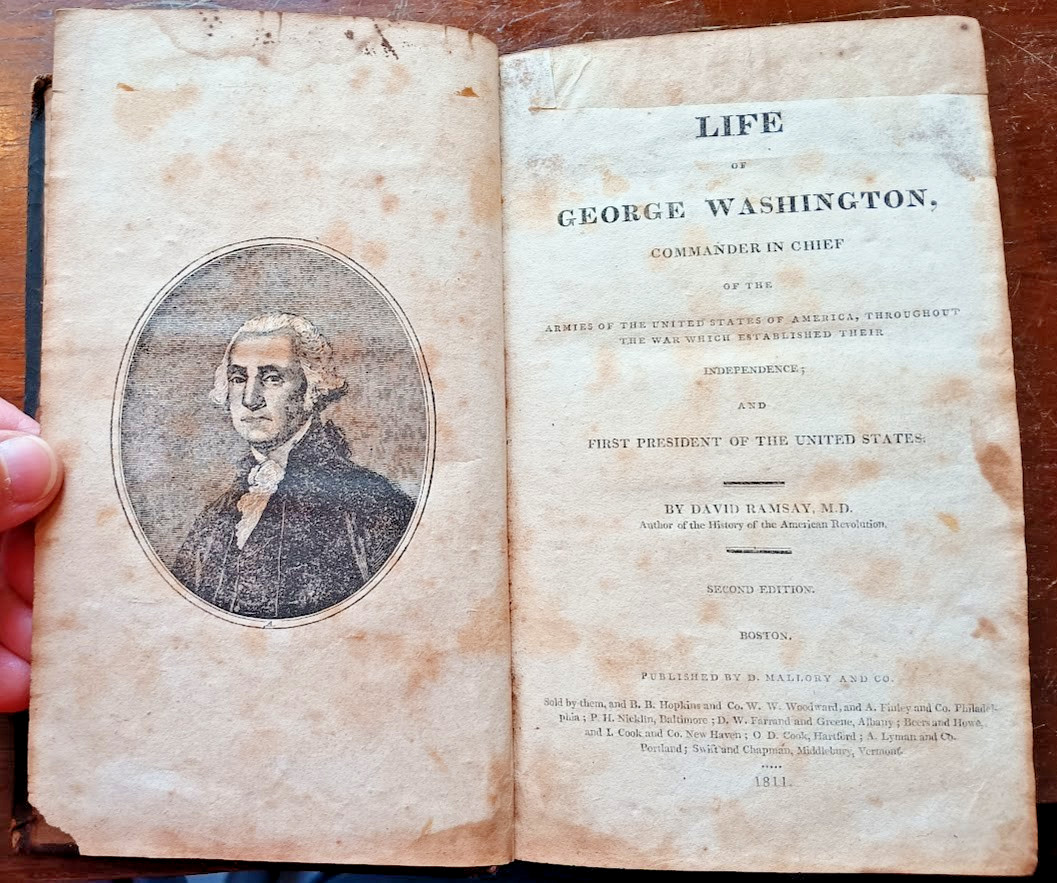 1811 Life of George Washington by David Ramsay