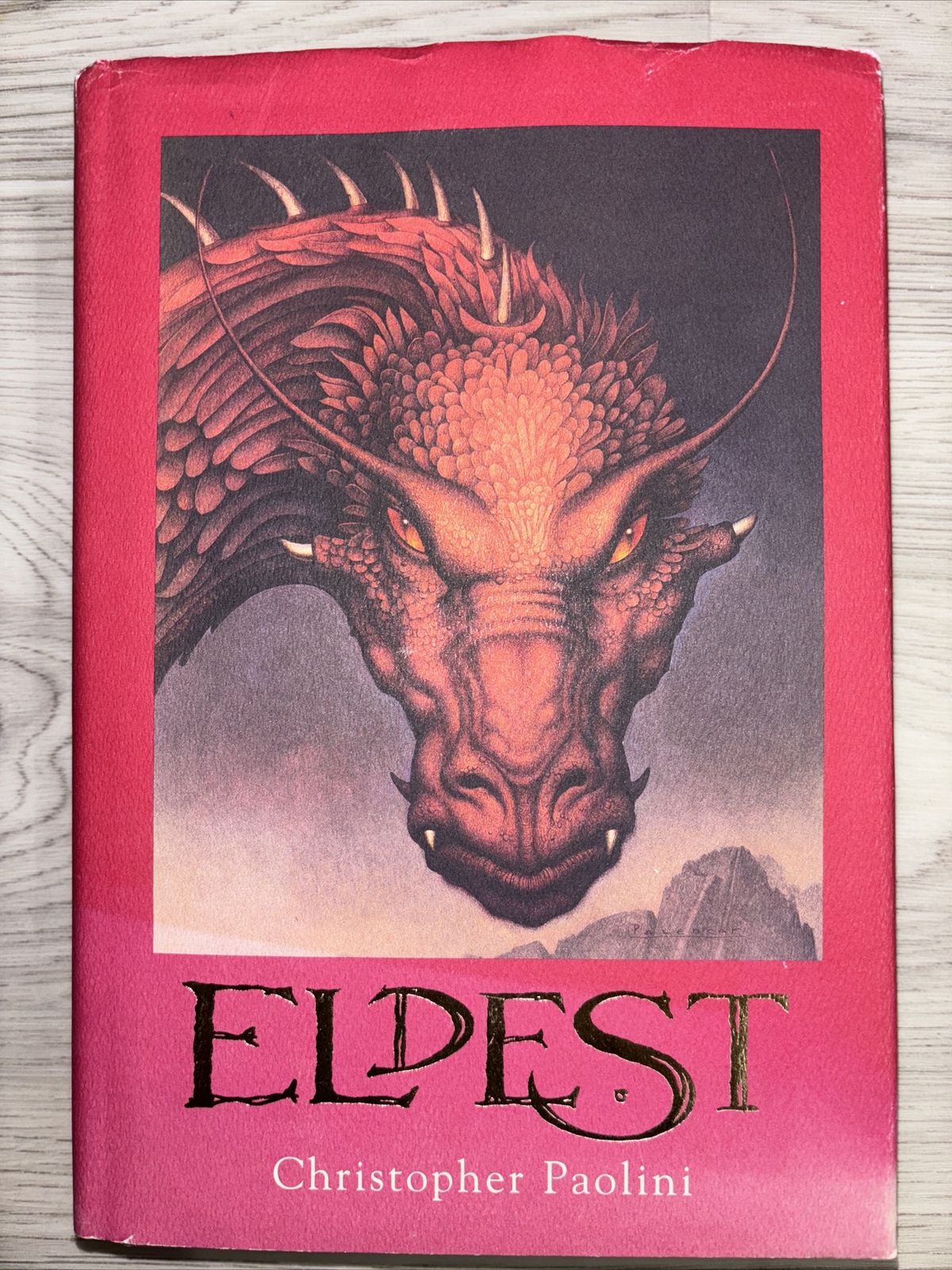 CHRISTOPHER PAOLINI SIGNED ELDEST HARD COVER BOOK FIRST EDITION FIRST STATE MINT