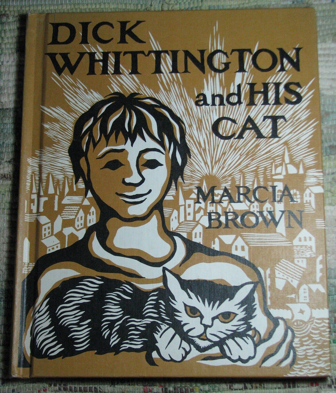 DICK WHITTINGTON AND HIS CAT by Marcia Brown 1950 Hardcover Charles Scribner’s S