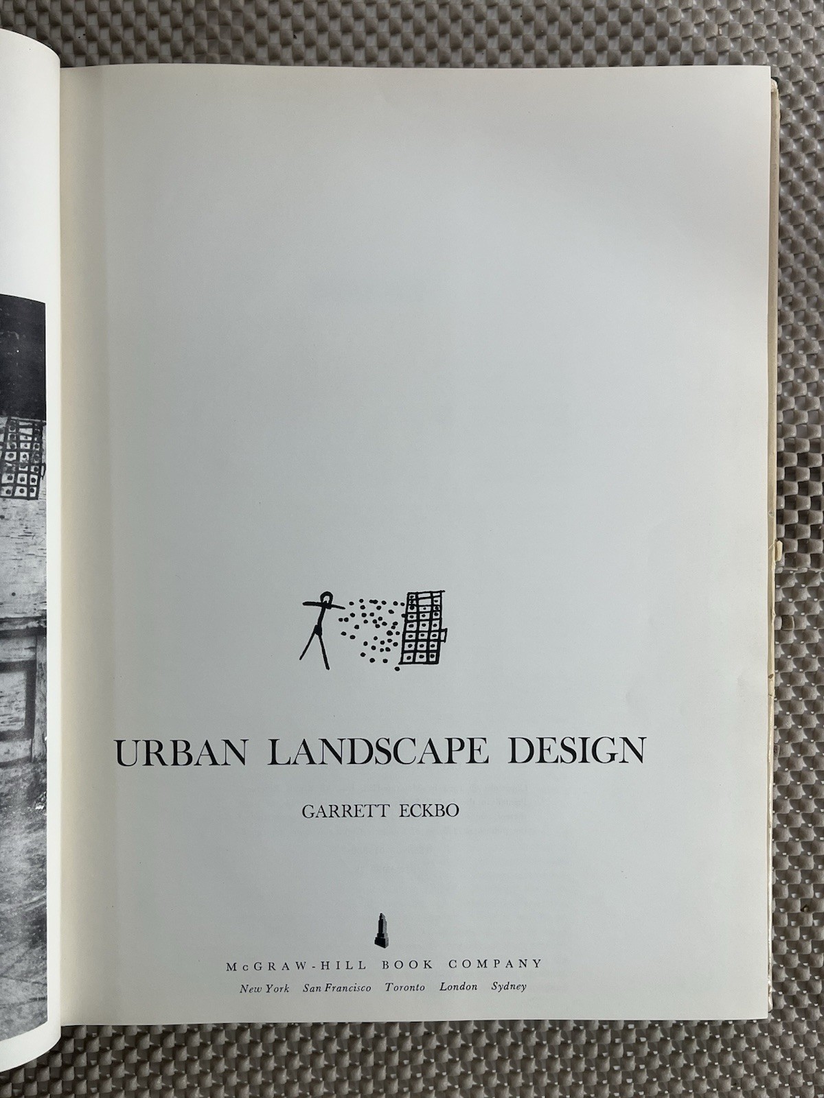 Urban Landscape Design ~ Garrett Eckbo ~ 1964 McGraw-Hill 1st Edition HC w/DJ