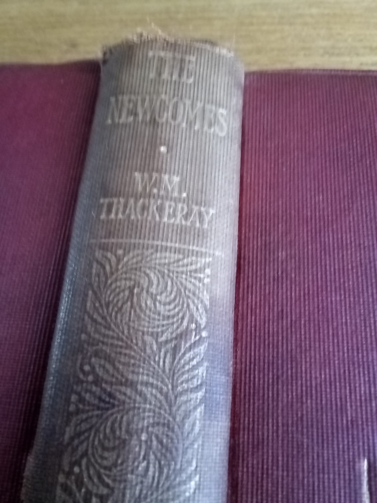 W M Thackeray: The Newcomes Hardback Collins c1910 illustrated with photographs