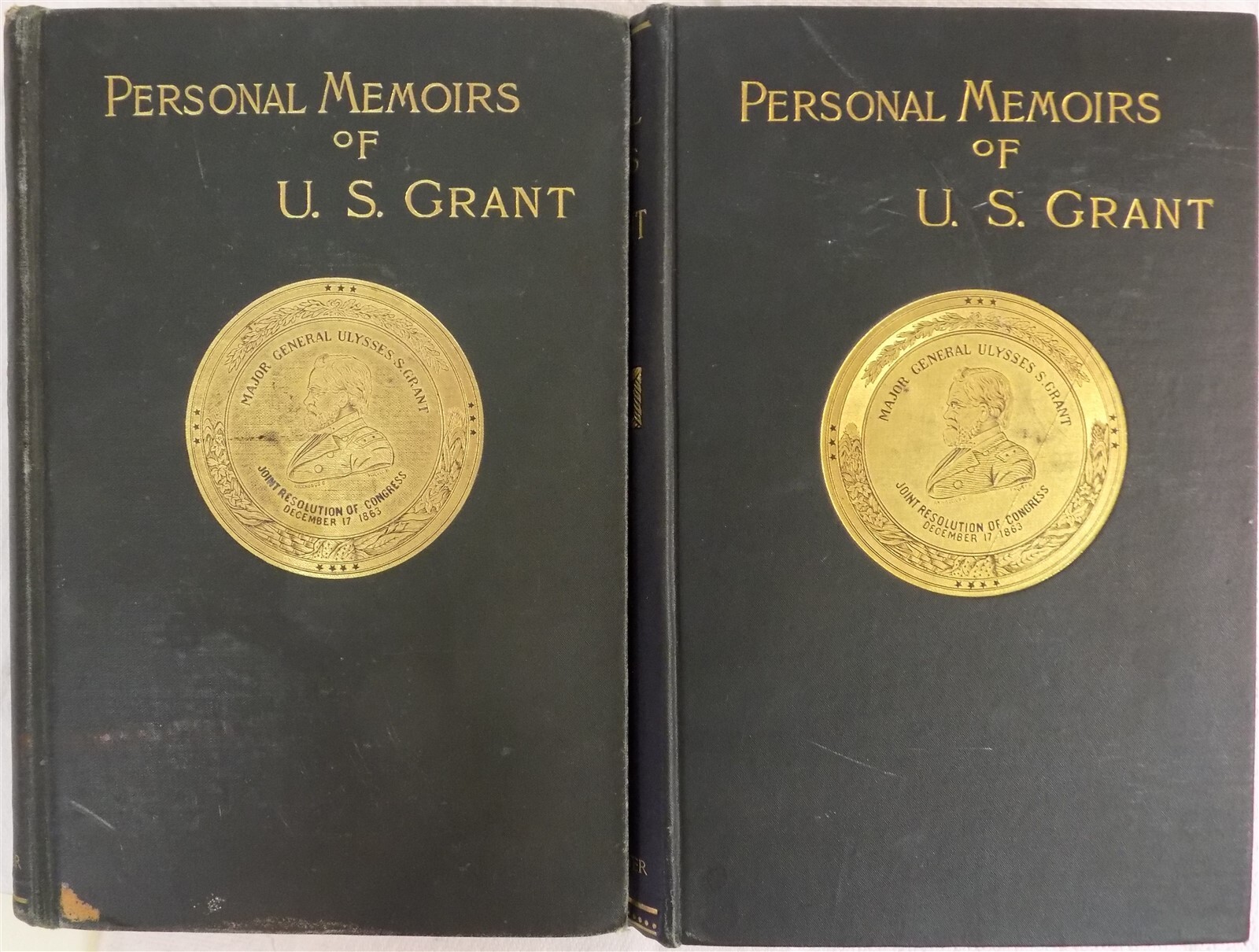 Personal Memoirs of U. S. Grant Hardcover 1885 Volume 1 and 2