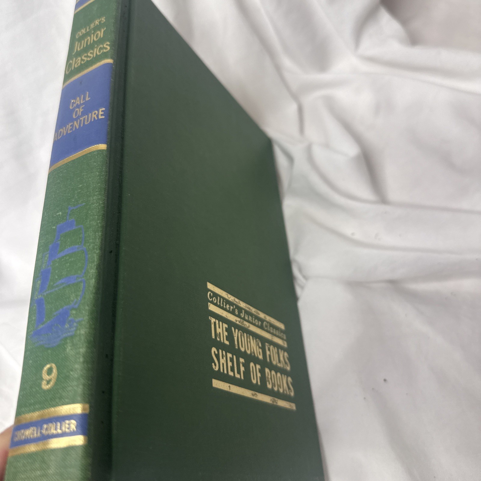 Vintage Colliers Junior Classics 1962 • Volume 9 Call of Adventure Green Gold