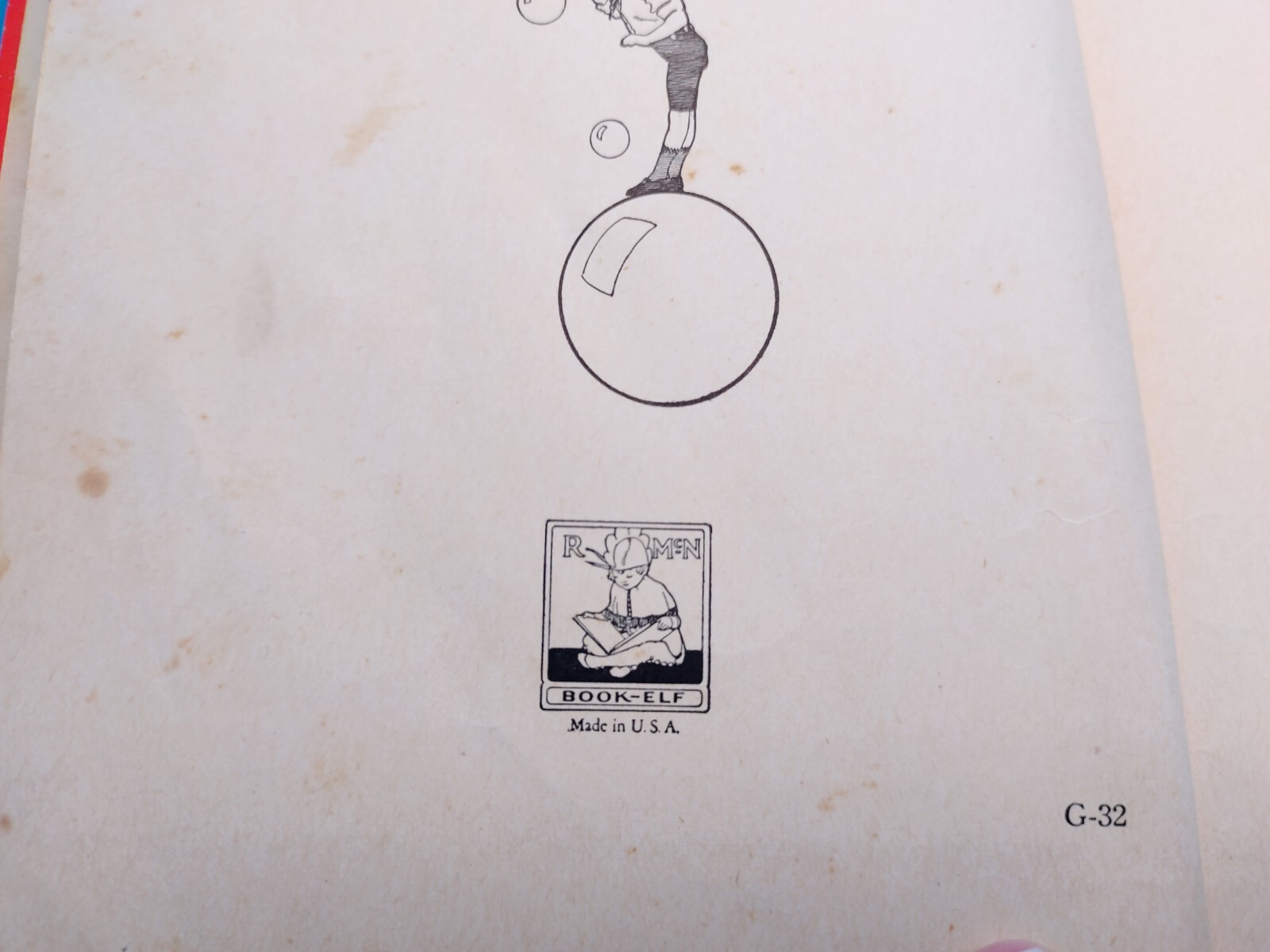 Vtg Bobbie Bubbles 1916 Hardcover By E. Hugh Sherwood Illustrated Inscribed 1932