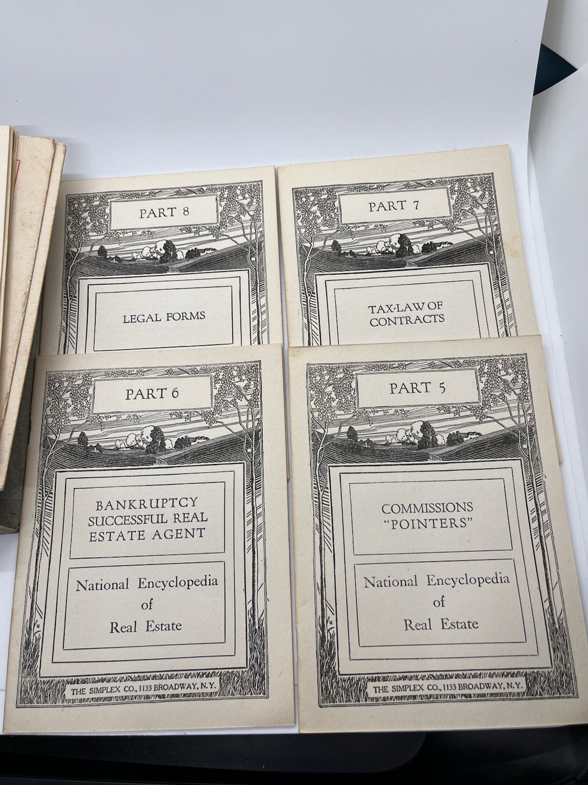 National Encyclopedia of Real Estate 1924 Antique 12 Pamphlets E M Payne