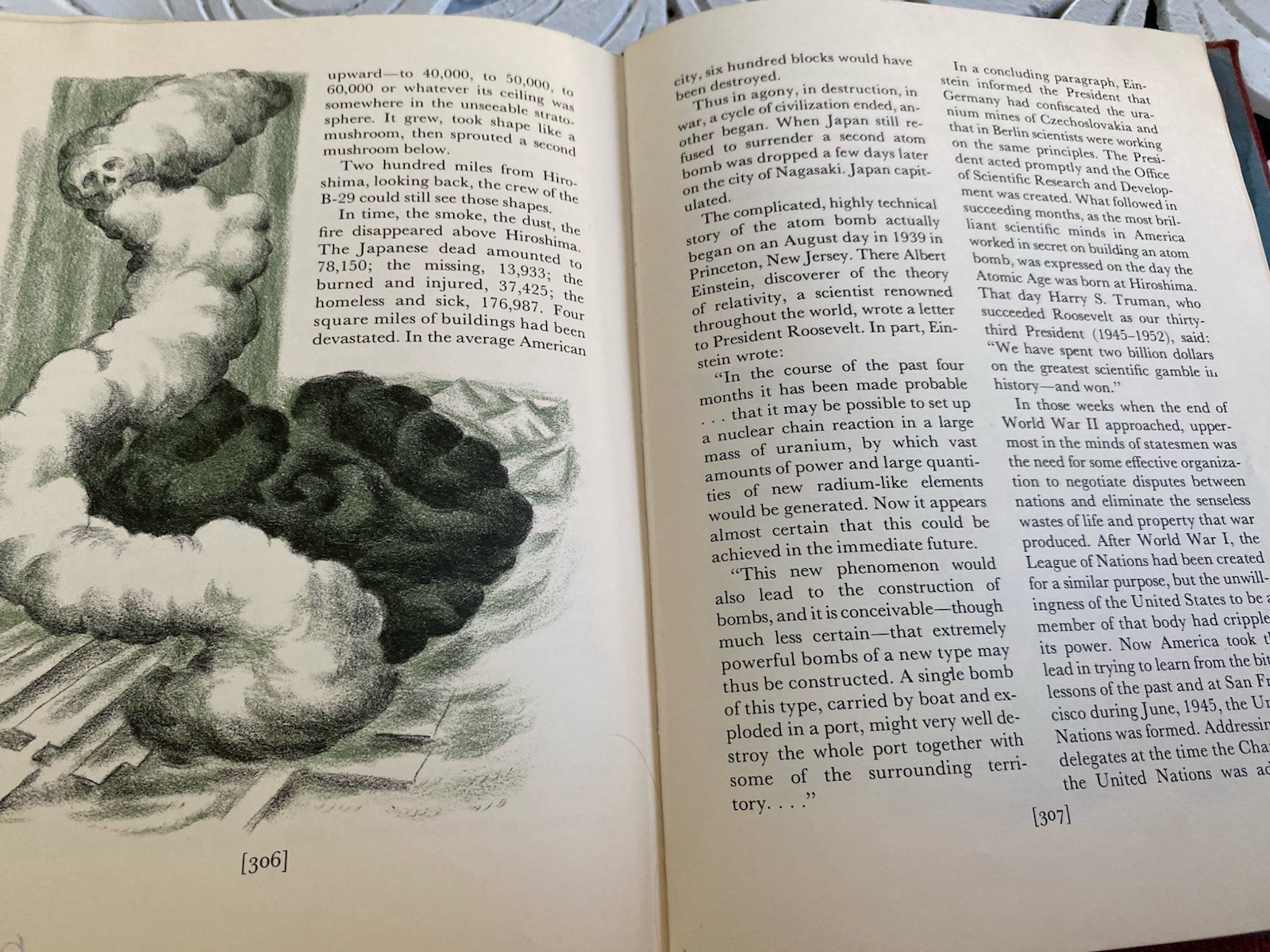 Vintage Book: Rainbow Book of American History Earl Miers Daugherty Second print