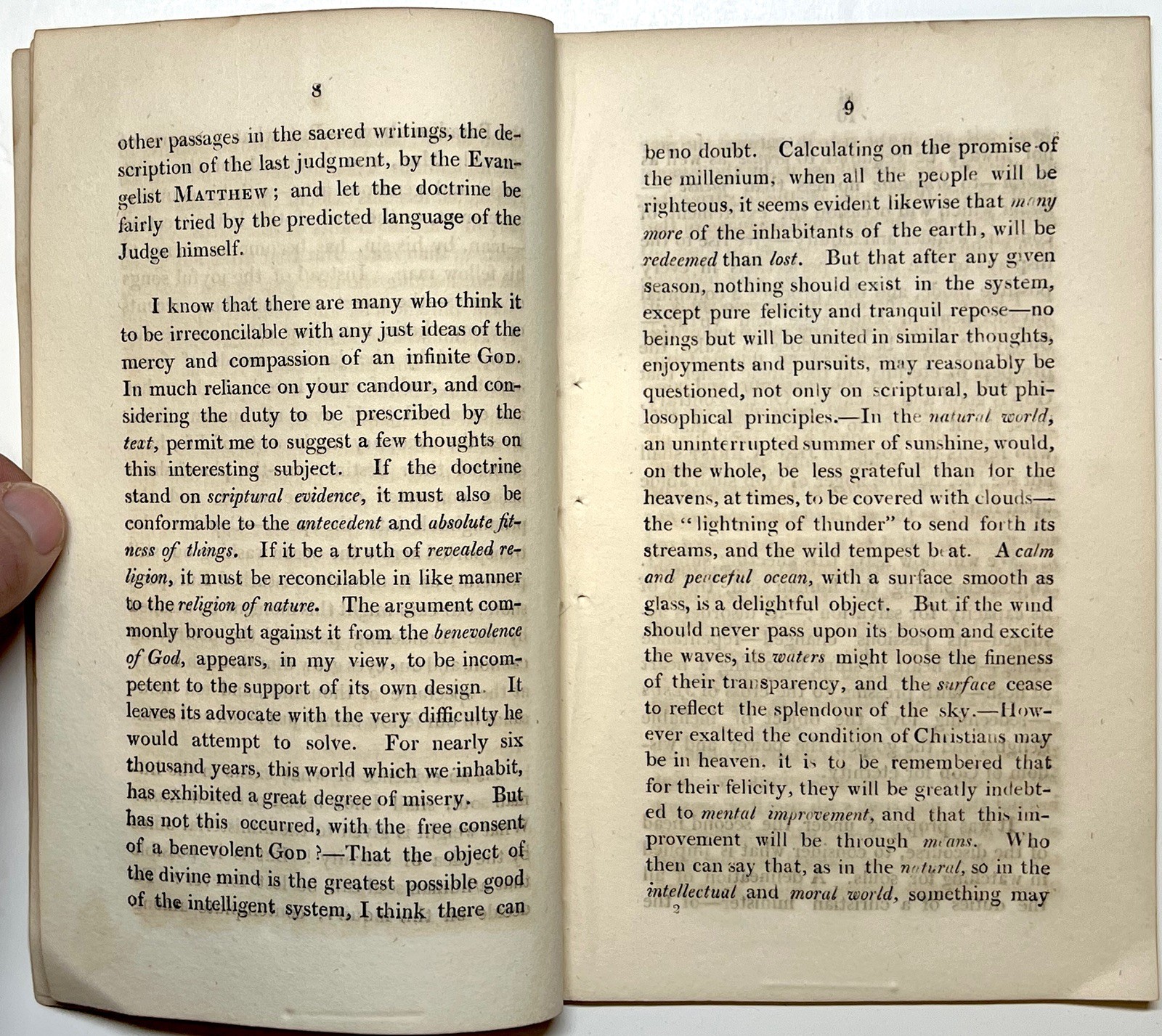 1809 INSTALLATION SERMON HORACE HOLLEY JOSEPH ECKLEY HOLLIS STREET BOSTON 1ST ED