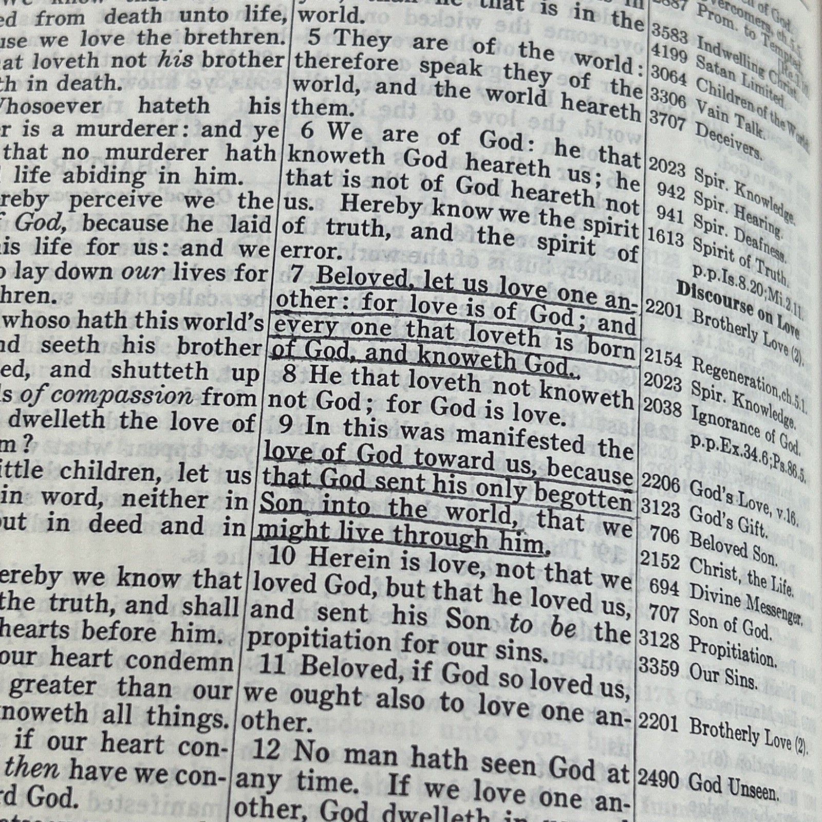 The Chain Reference Thompson Bible Red Letter Edition B.B. Kirkbride Co. 1964