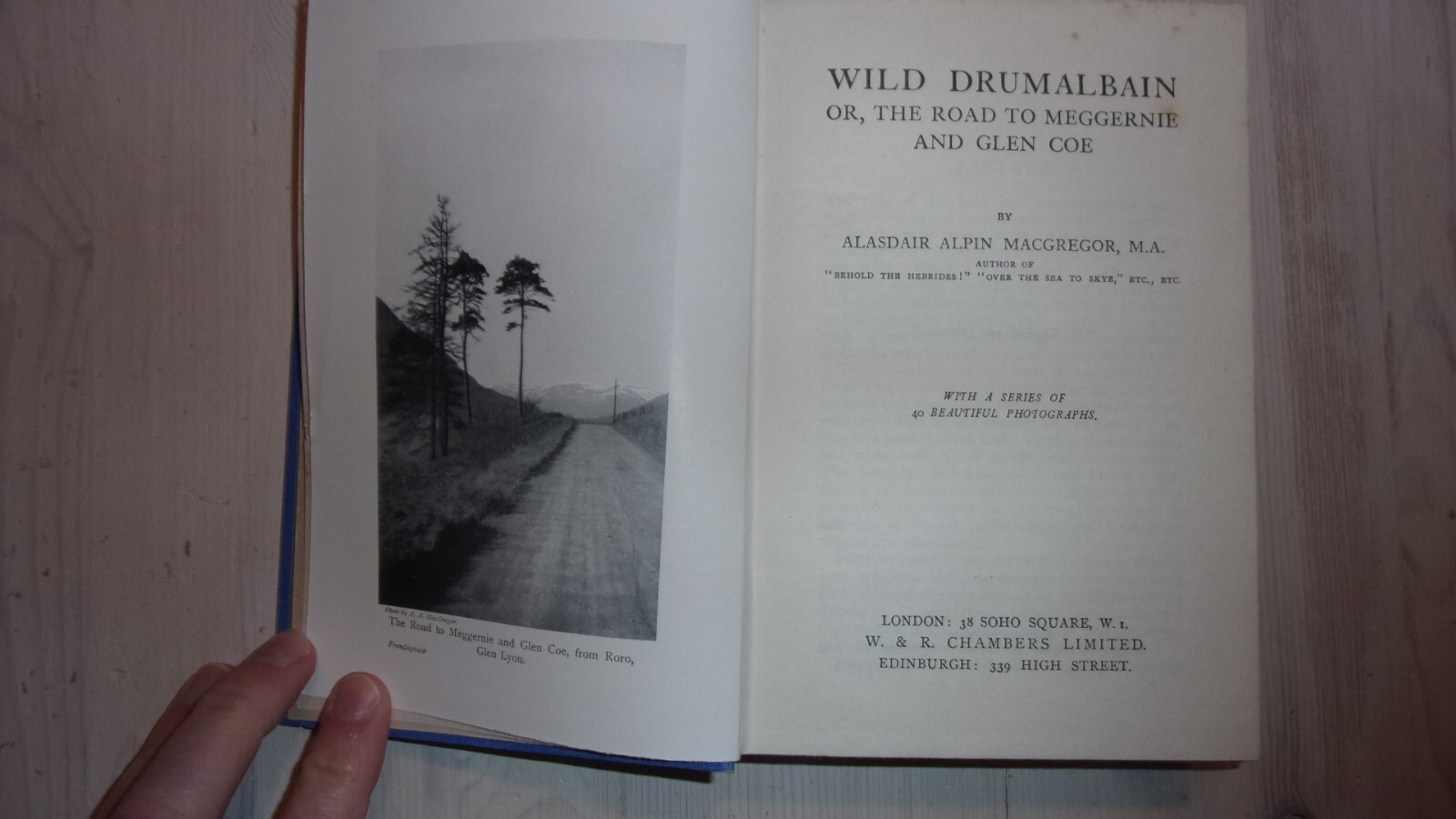 WILD DRUMALBAIN OR, THE ROAD TO MEGGERNIE & GLEN COE – A.A. MACGREGOR – ILLs