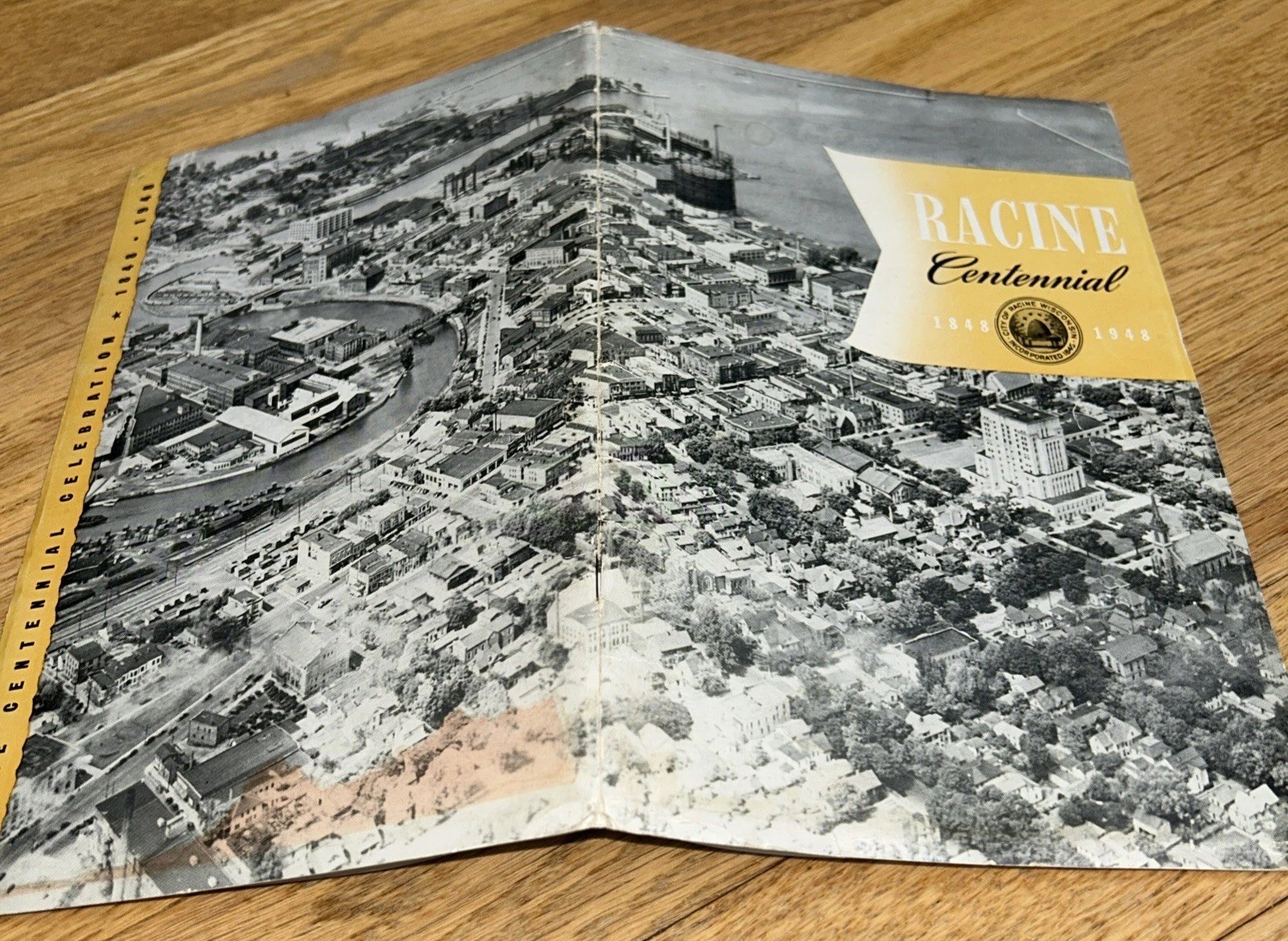 1948 RACINE WISCONSIN CENTENNIAL 1848 – 1948 Book Mayot Francis Wendt