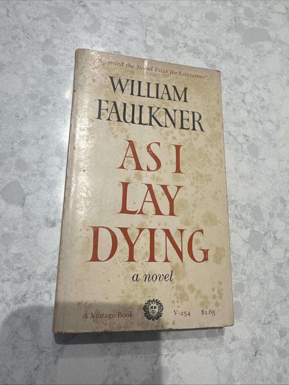 Vintage 1957, „As I Lay Dying“ A Novel By William Faulkner Paperback Book