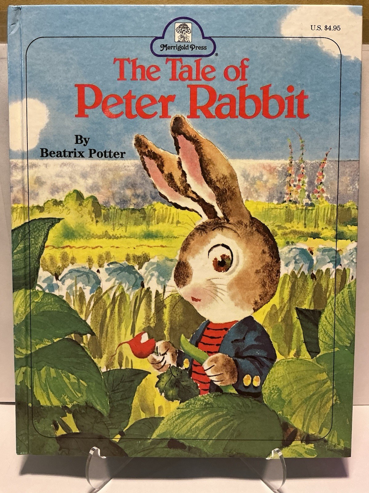 The Tale of Peter Rabbit Merrigold Press Book By Beatrix Potter 1963 HARDCOVER