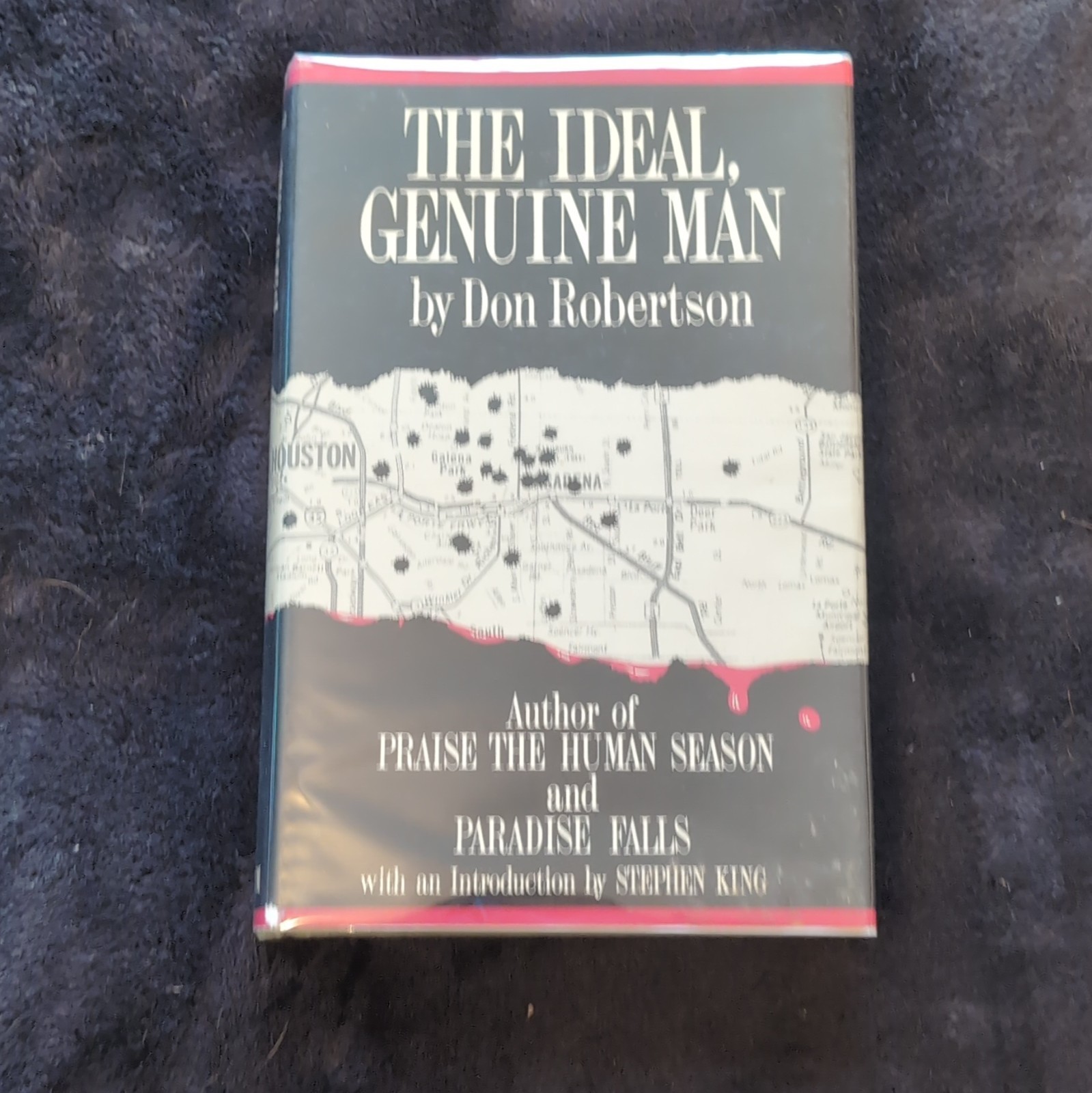 The Ideal Genuine Man Don Robertson Intro By Stephen King HCDJ 1st Ed Signed