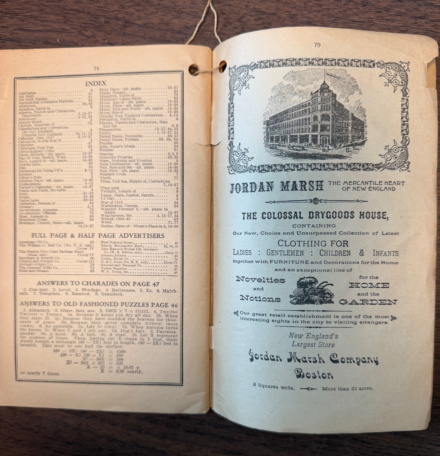 Rare Antique Editions Old Farmer’s Almanac Robert Thomas 1861 1870 1887 1946