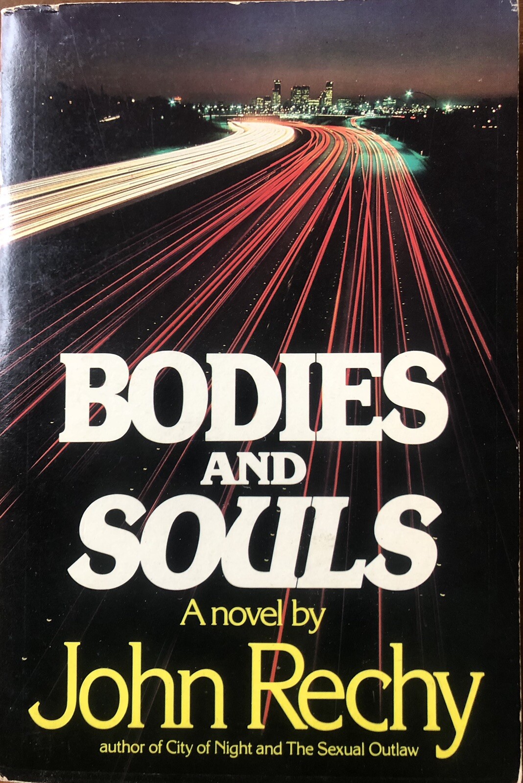 JOHN RECHY BODIES & SOULS HTF 1/1 CARROLL & GRAF TPB 1983 LGBTQ+ LGBT GAY NOVELS