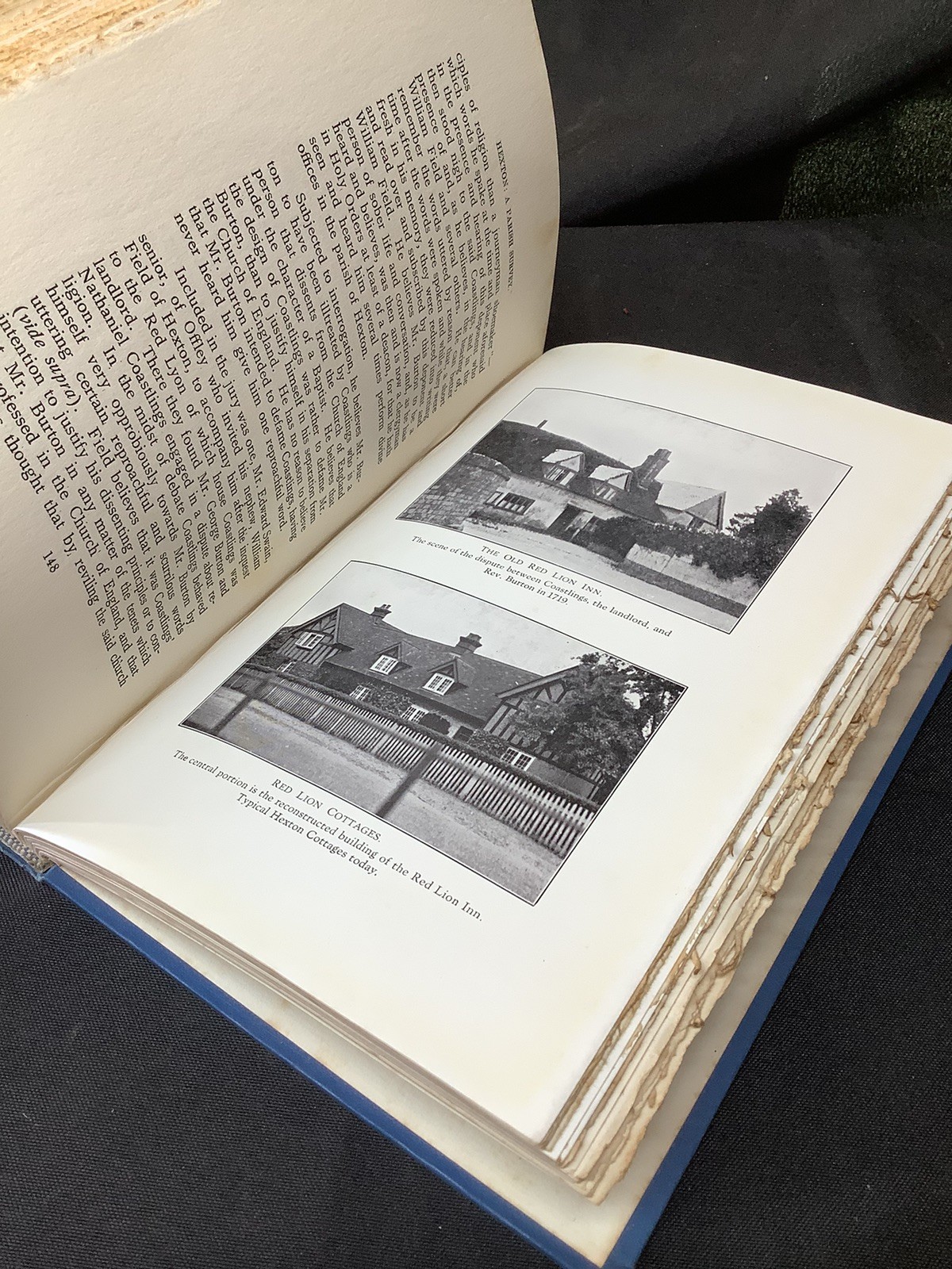 Good 1st Edition 1936 Hexton: A Parish Survey By Ralph Whiteman HB