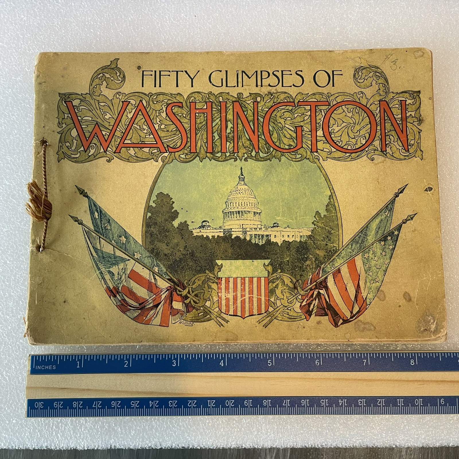Fifty Glimpses of Washington and Its Neighborhood Vintage Paperback Book 1897