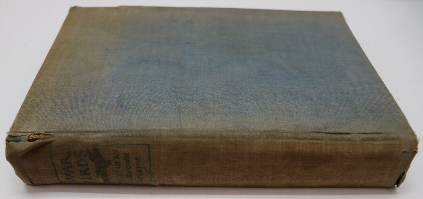 War Birds by George H Doran Company pr 1938 hardcover Z1116