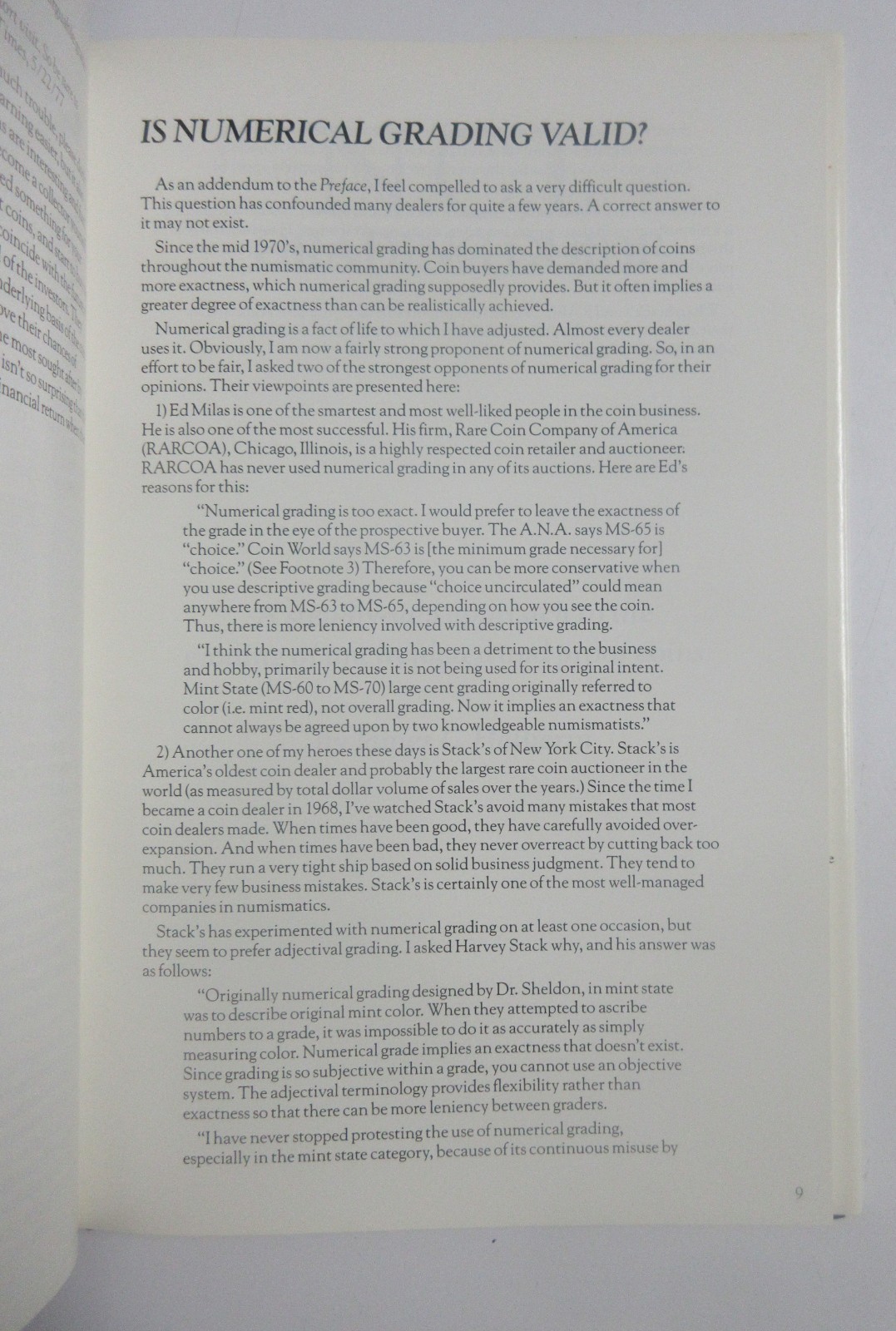 N.C.I. Grading Guide James Halperin 1986 Numismatic Certification Institute Coin