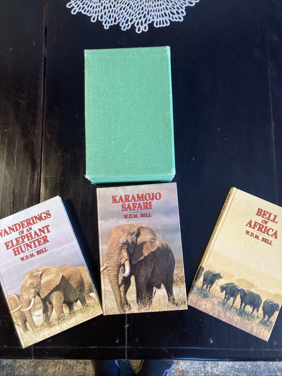 African Hunting Box Set By WDM Bell New