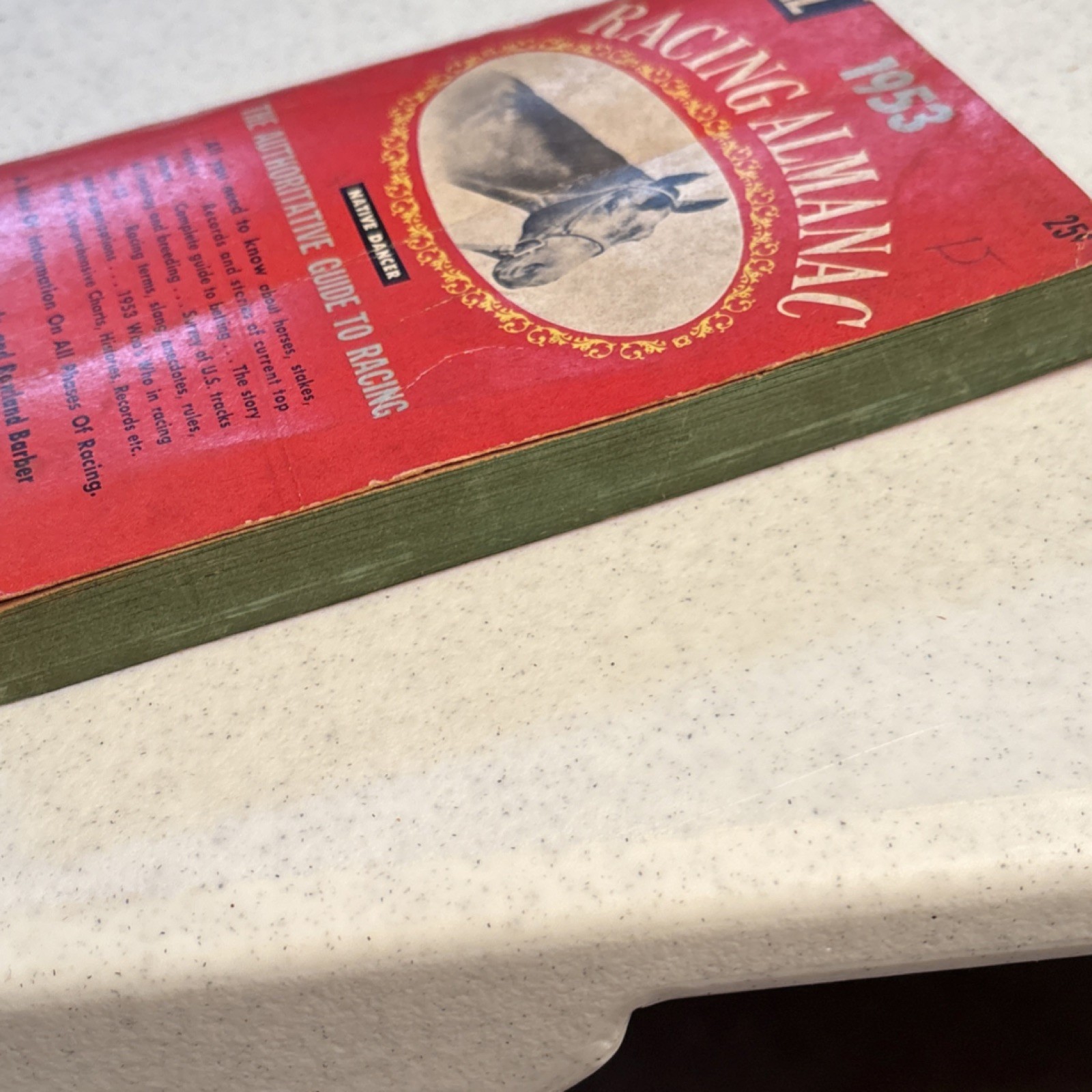 Dell 1953 Horse Racing Almanac Vintage Illustrated Paperback by Day & Barber