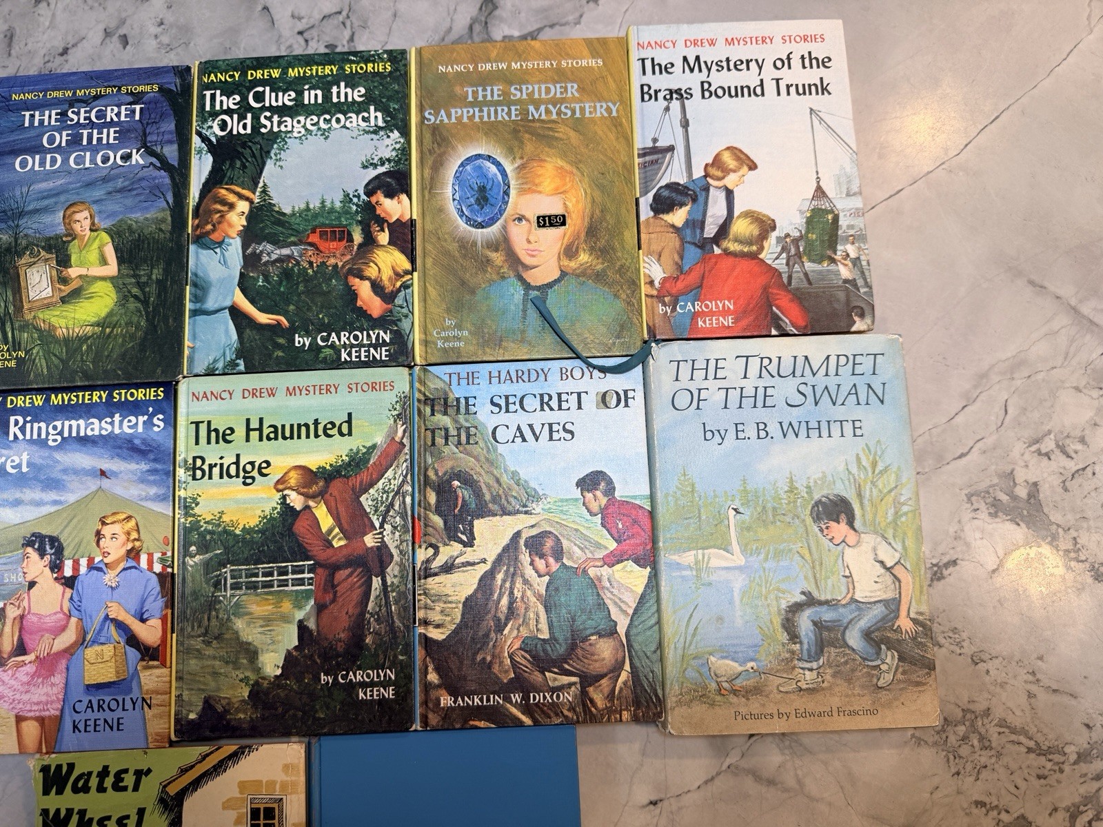 10 Vintage Nancy Drew Hardy Boys Book Lot + possible first/early print editions
