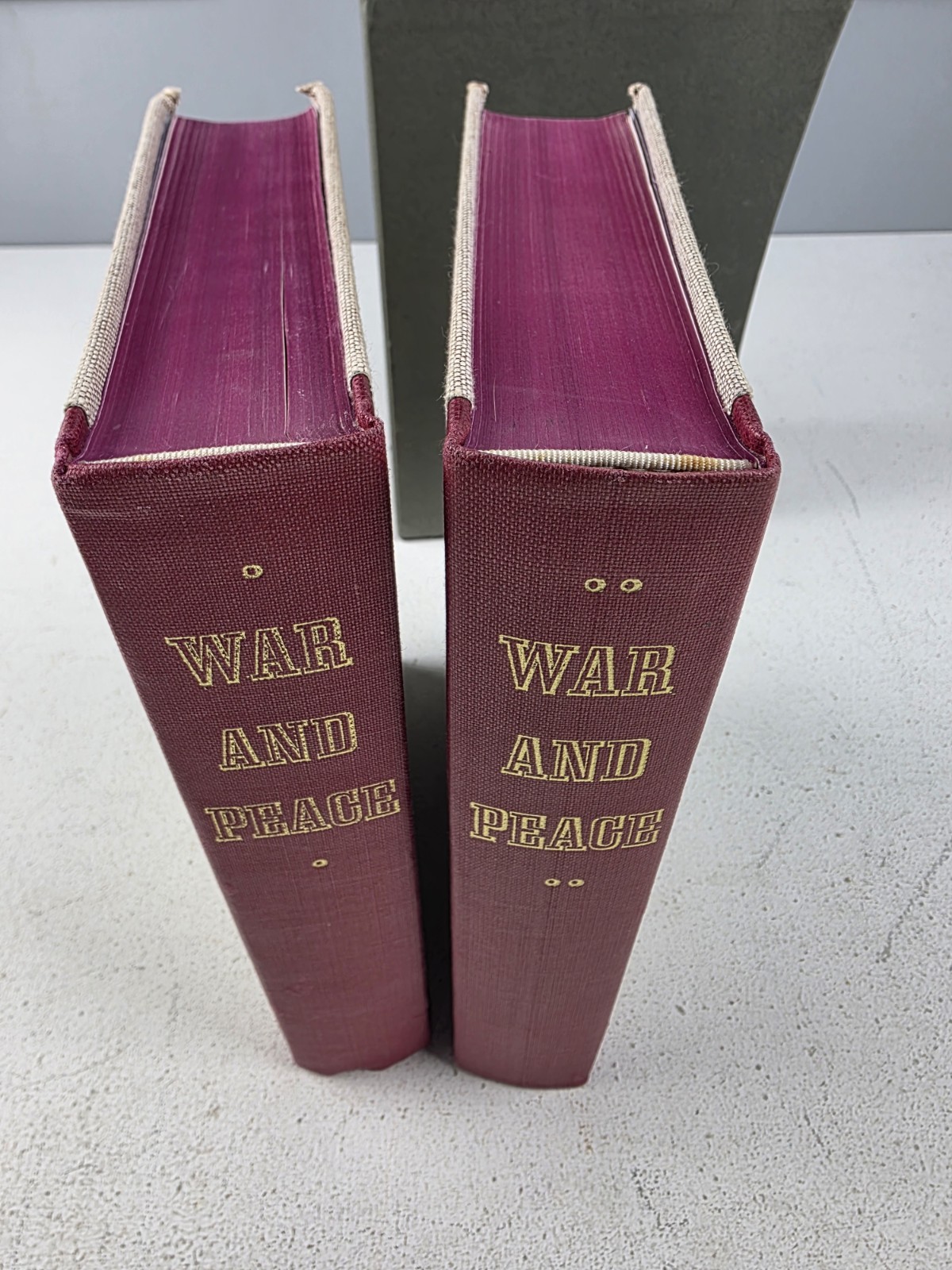 War And Peace ~ Leo Tolstoy Folio Society 2 Vol Hardcover 2nd Edition Original!