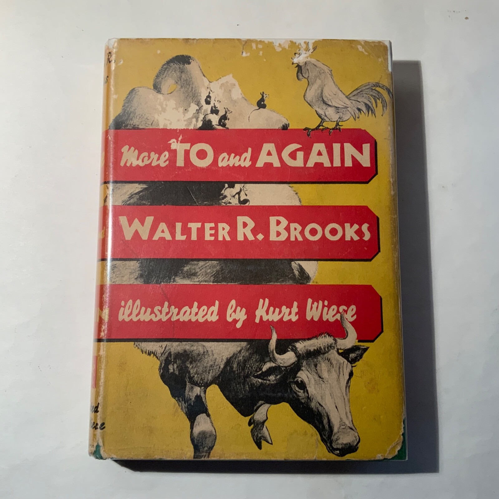 More To And Again by Walter R. Brooks 1943 Knopf, 1st Ed. / 3rd printing VG/VG-