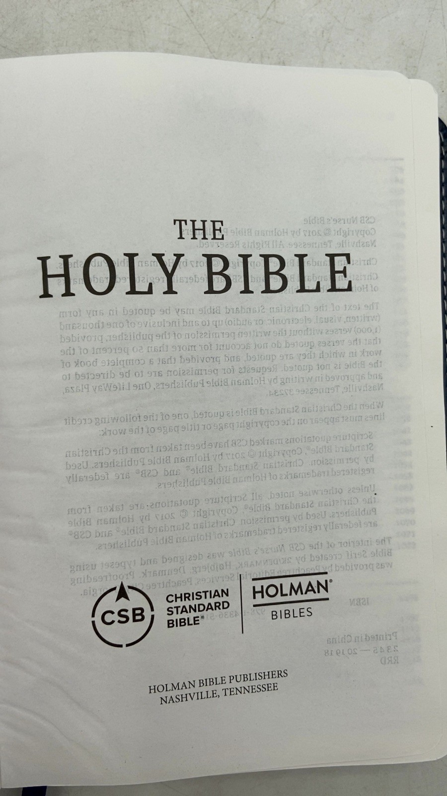 The Holy Bible 2017