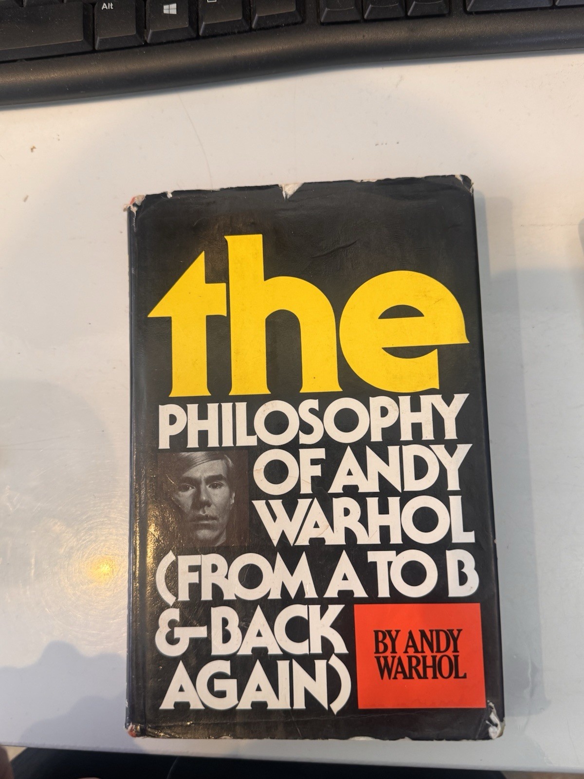Andy Warhol The Philosophy of Andy Warhol Hardcover with Dust Jacket