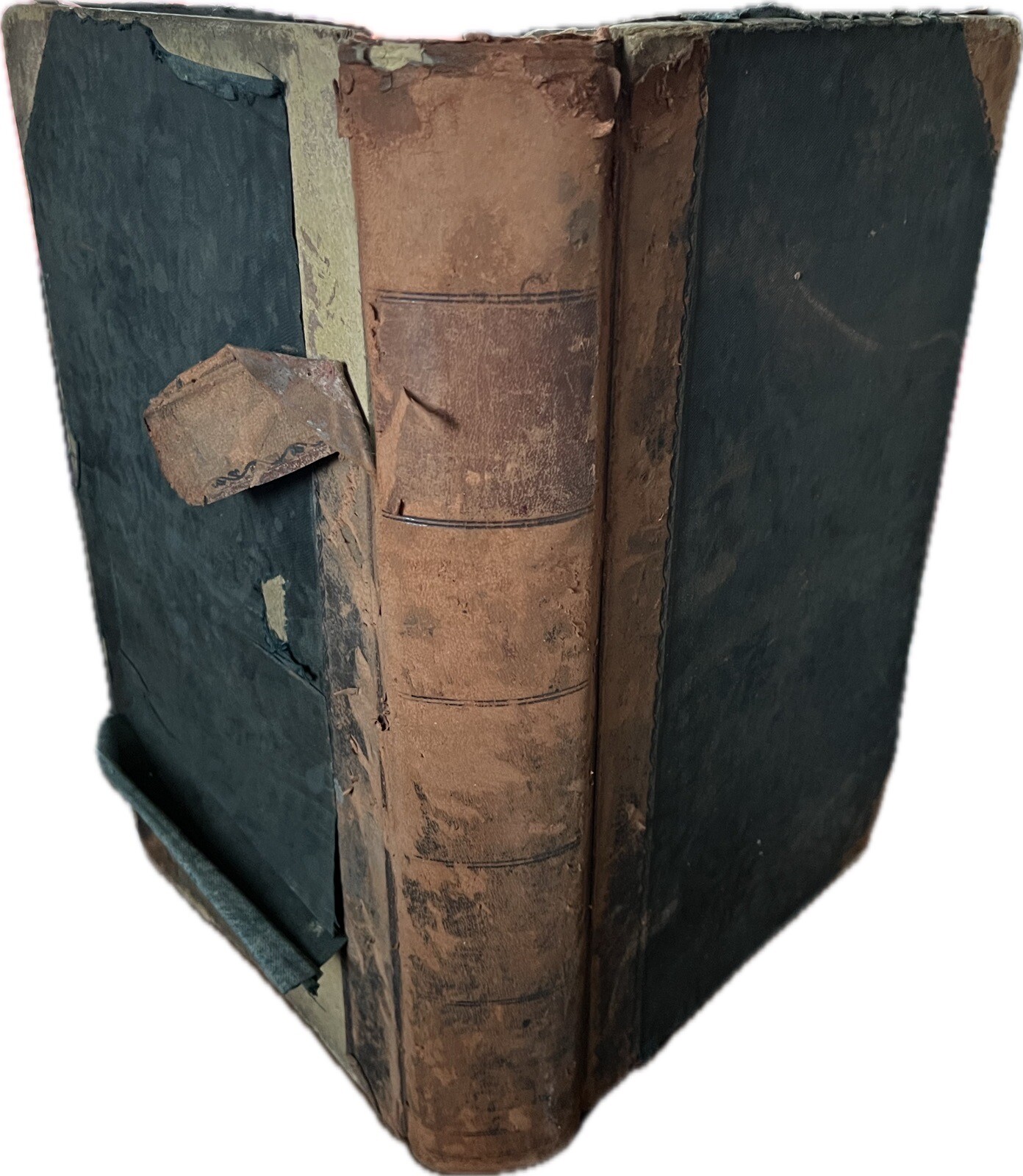 Vintage Ledger Business Book Nottingham Clothing Waste 1884 Hand Written Old