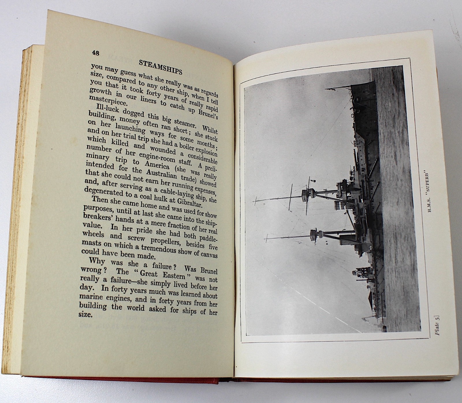 Steamships Their History & Deeds Jackson c1926 1st Ed Shipping Maritime Steamer