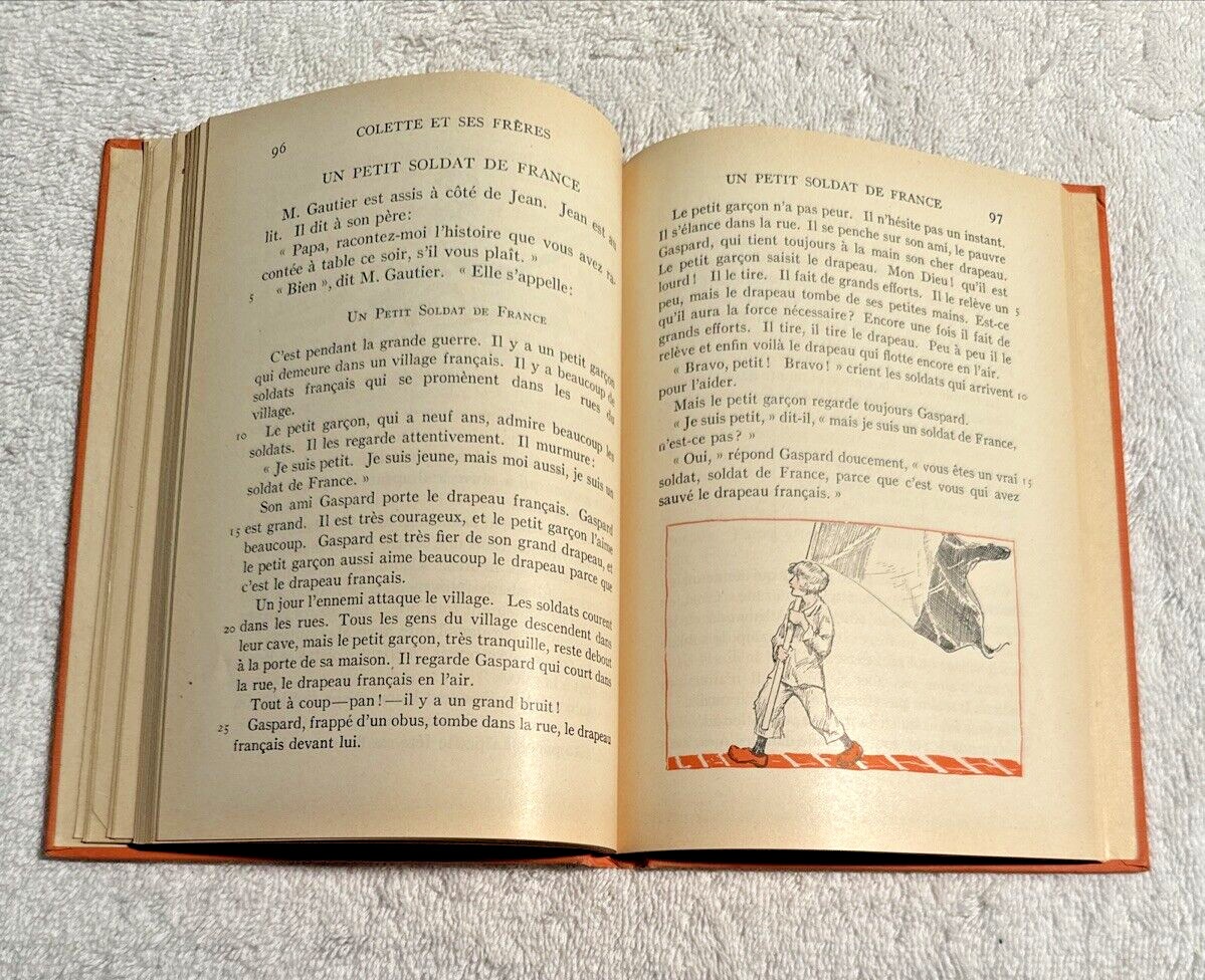 Colette et ses Freres Josette Spink and Violet Mills 1926 Hardcover No Writing