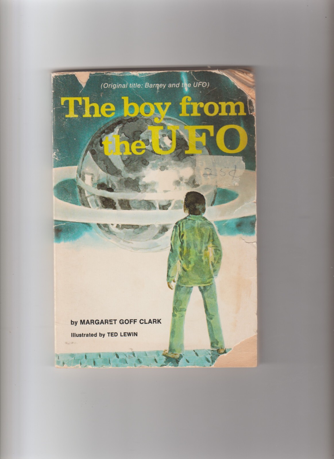 The Boy from the UFO by Margaret Goff Clark, 1979 Scholastic PB