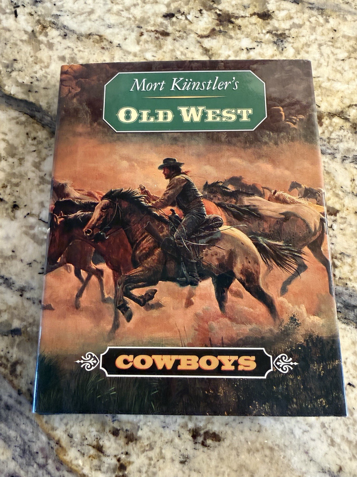 Old West Cowboys by Mort Kunstler 1998 Hard Cover