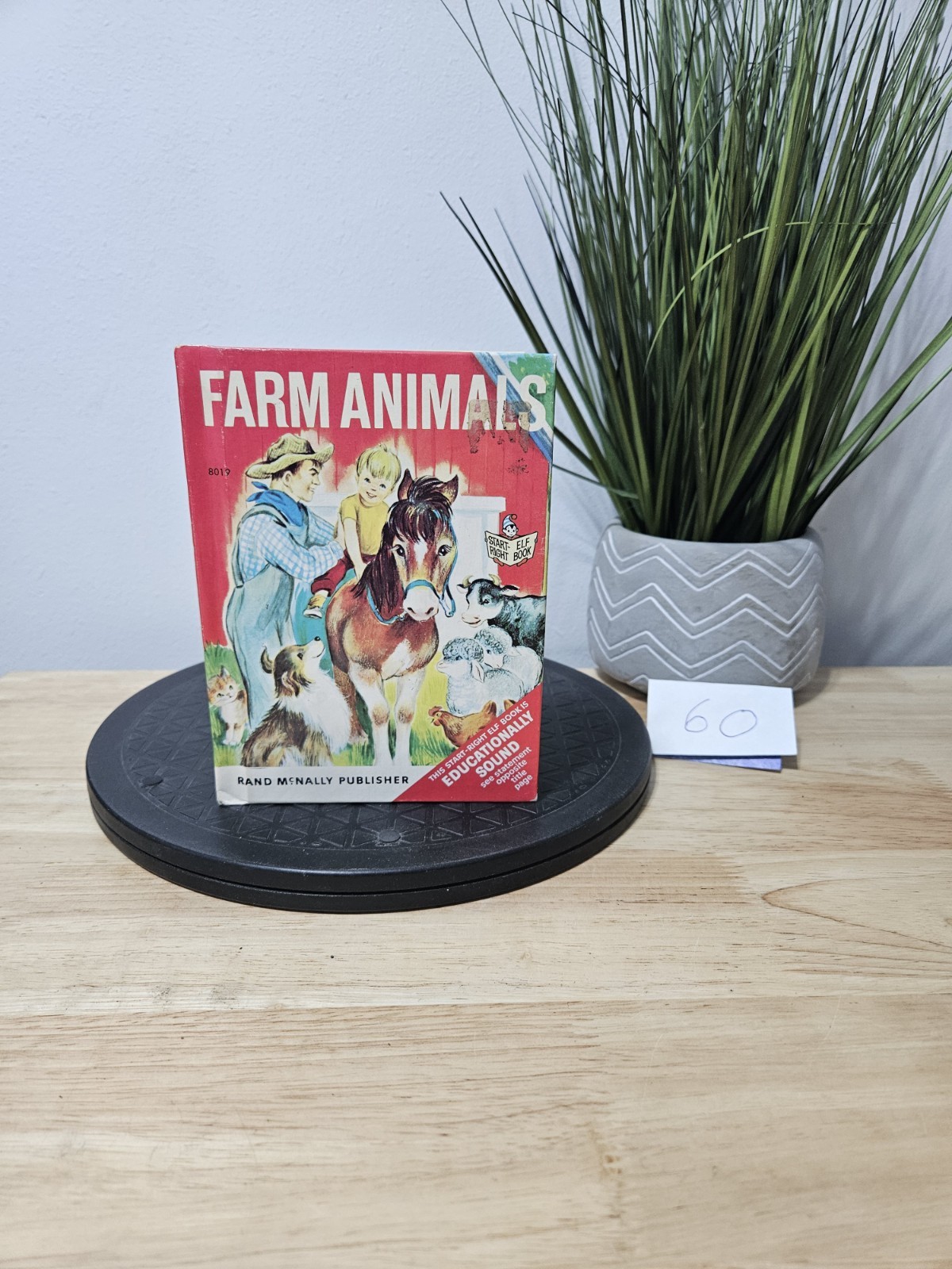 Farm Animals, A Rand McNally Start Right Elf Book Naoma Zimmerman, Irma Wilde,