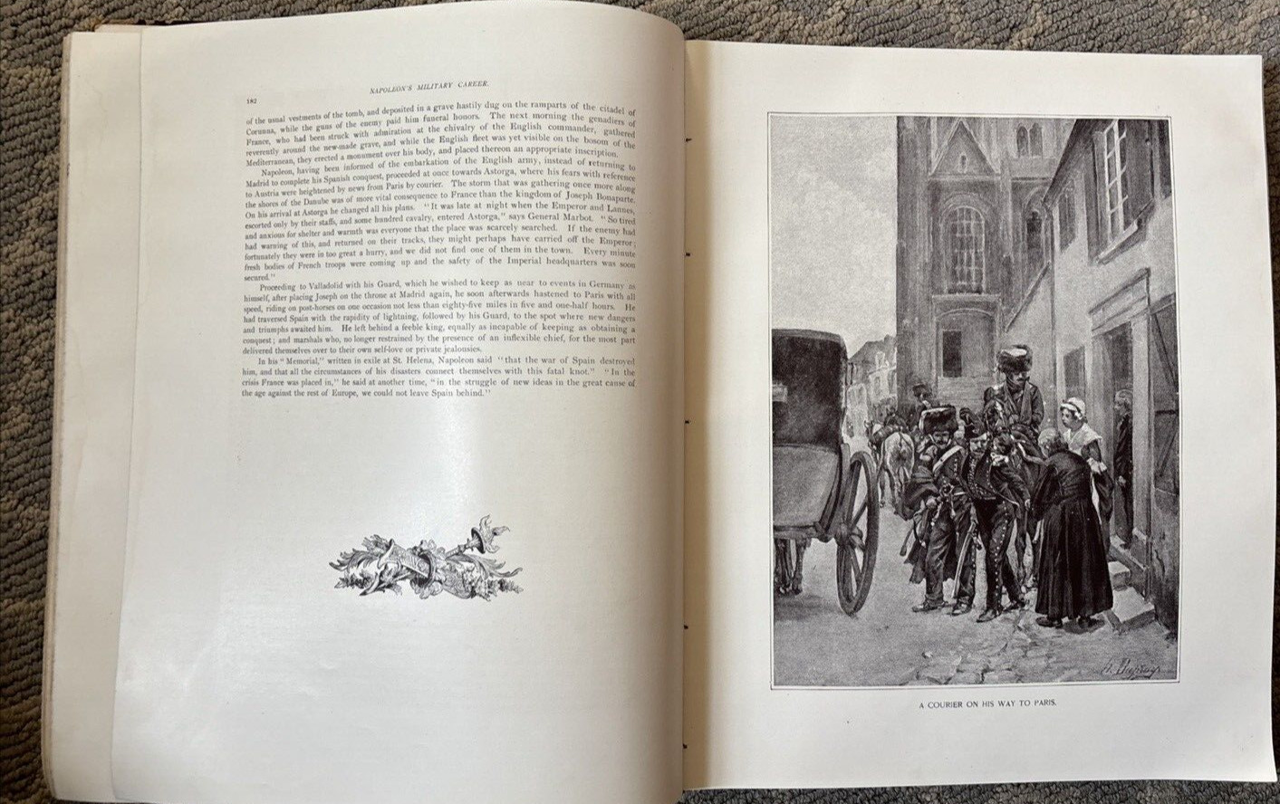 Vtg Napoleon’s Military Career, by M. B. Gibbs – 1895 – Deluxe Limited Edition