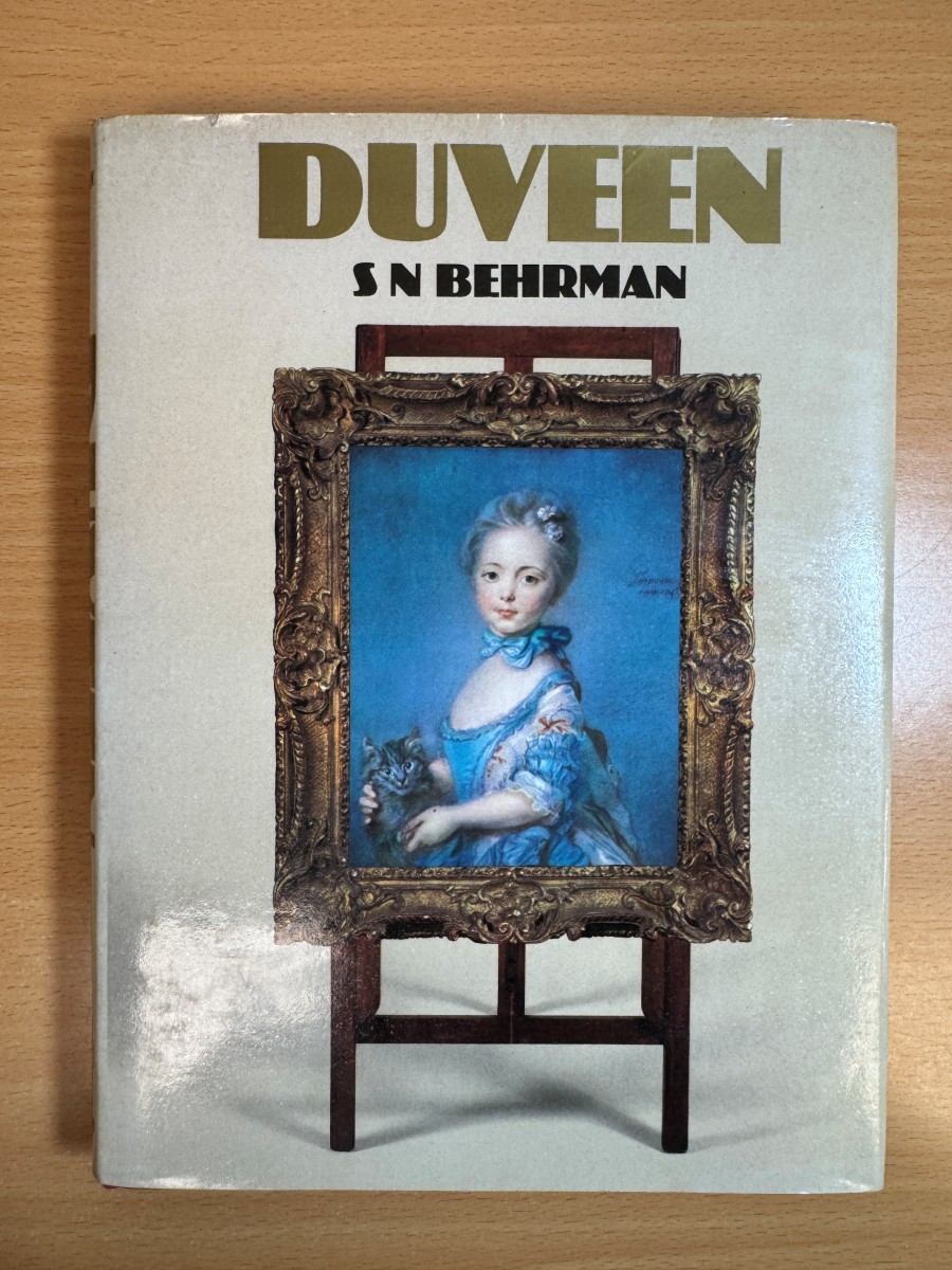 Duveen by S. N. Behrman 1972 Hardcover Hamish Hamilton