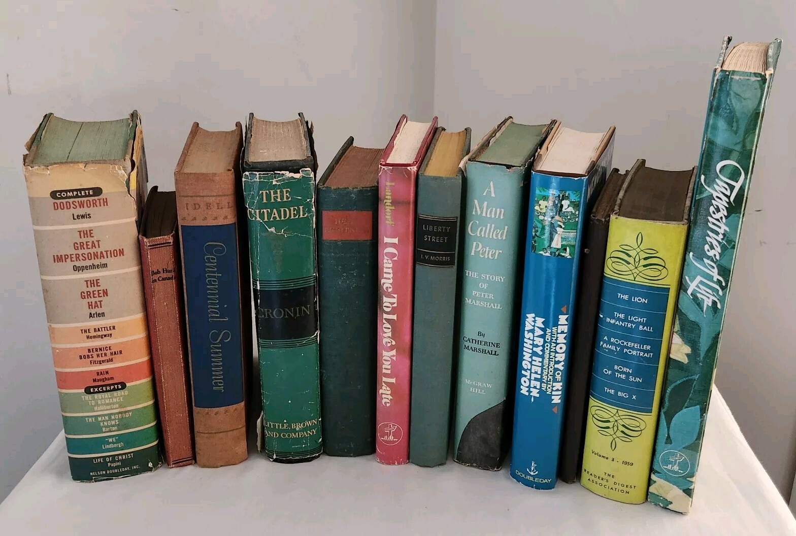 Assorted Book Collection #1 Various Authors Lot of 12 Vintage Antique
