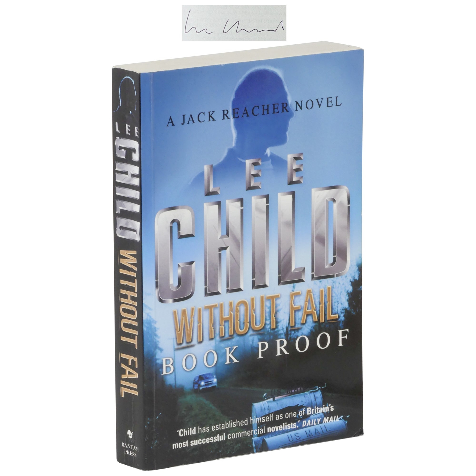 Lee Child / Without Fail UK Proof Signed 2002
