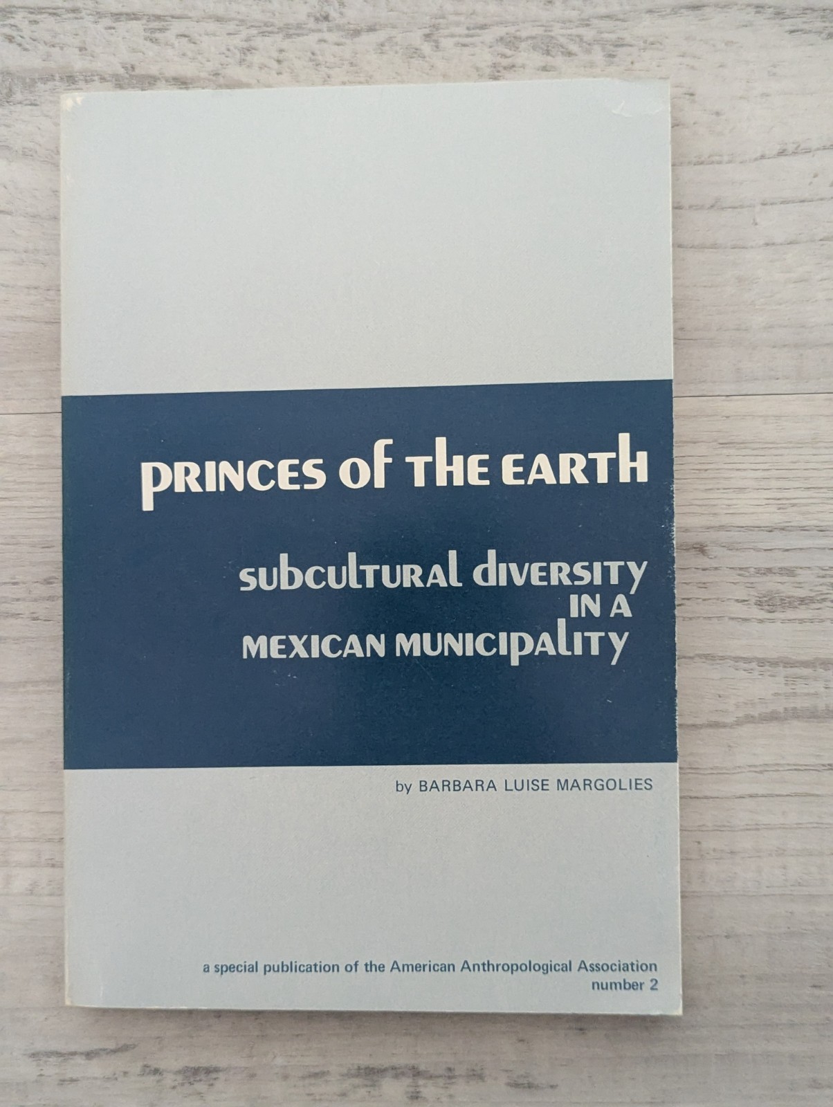 Princes of the Earth: Subcultural diversity Mexican Municipality Margolies PB/VG