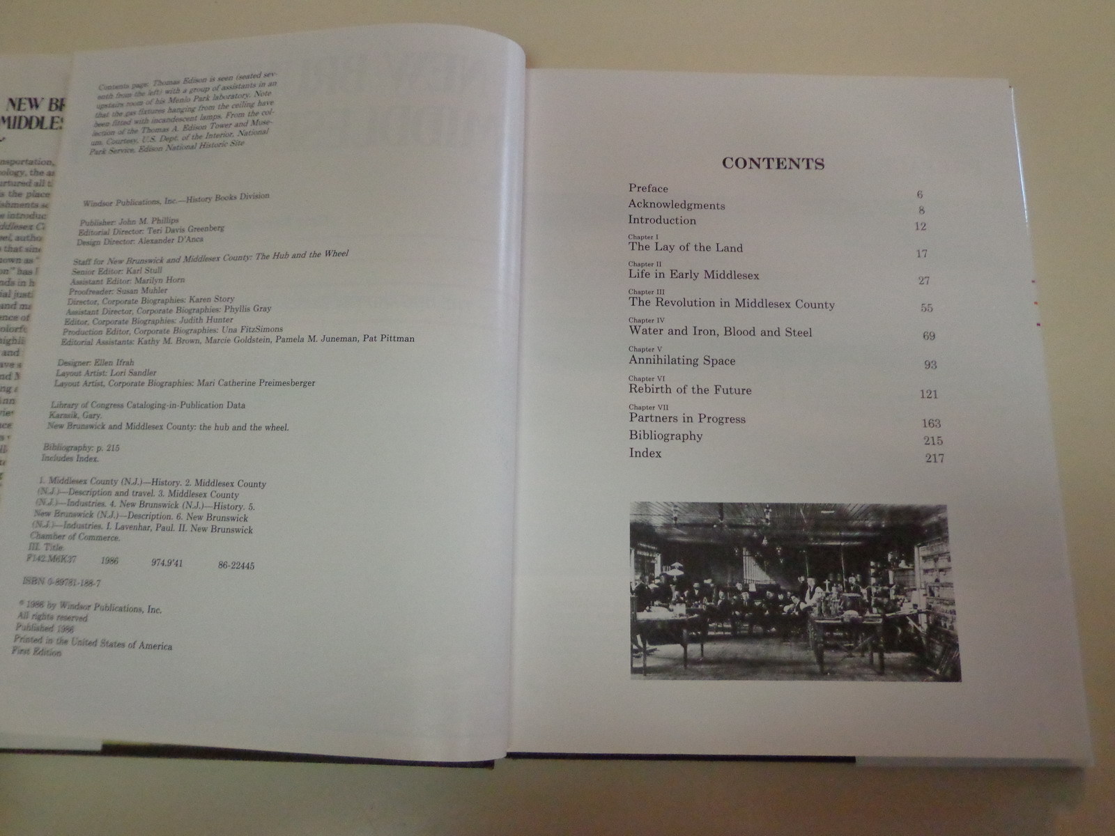New Brunswick & Middlesex County 1986 New Jersey Local History Edison Woodbridge