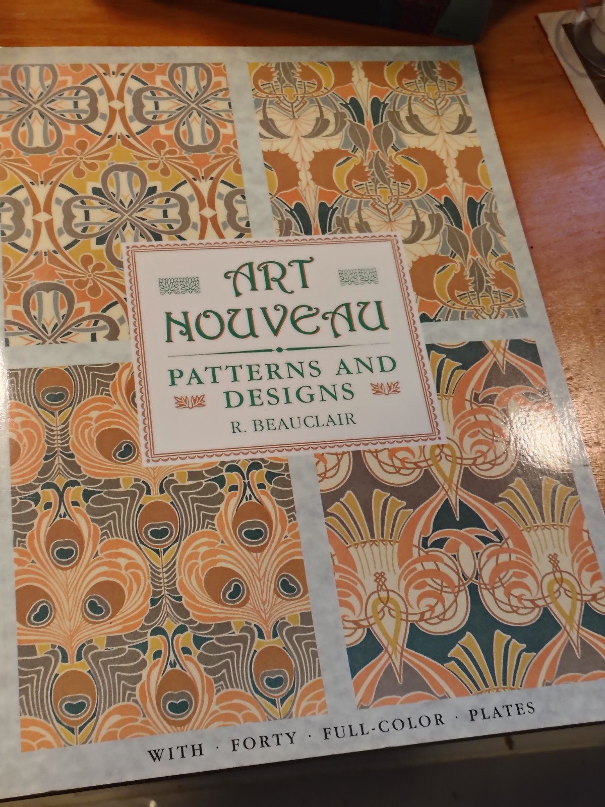 ART NOUVEAU PATTERNS AND DESIGNS OVERSIZED EDITION Period Samples examples BOOK