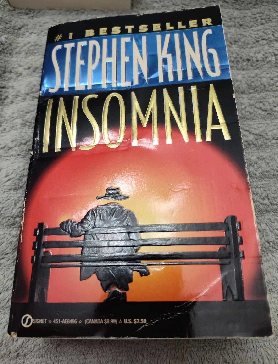 1995 Signet – Insomnia by Stephen King Paperback Book Vintage