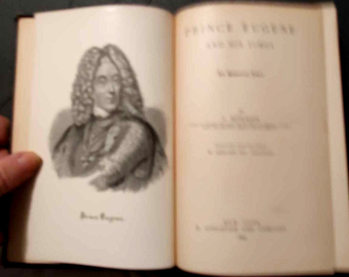 PRINCE EUGENE AND HIS TIMES (RARE) by L. Muhlbach Copyright 1868 ANTIQUE