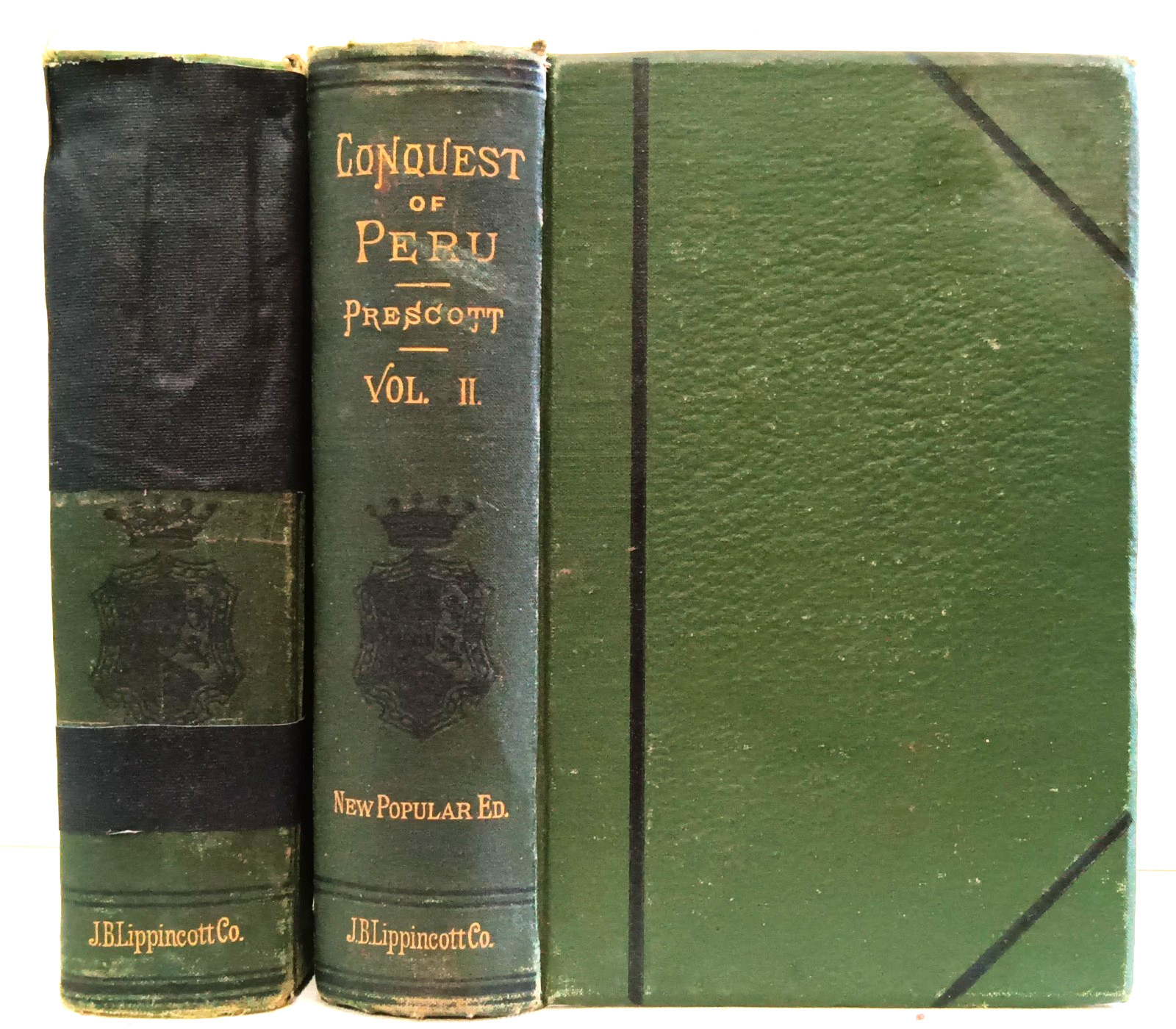 History of the Conquest of Peru by William H. Prescott, 1874 2 Volumes complete